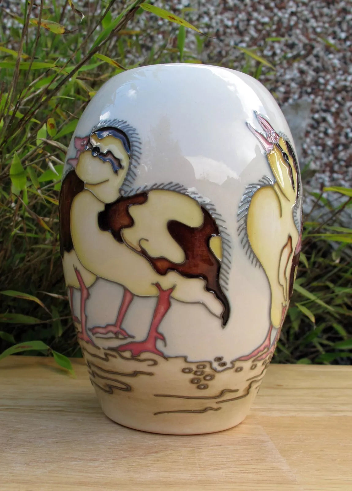 Moorcroft SPRING DUCKLINGS vase 102/5 Numbered Edition First Quality RRP £295
