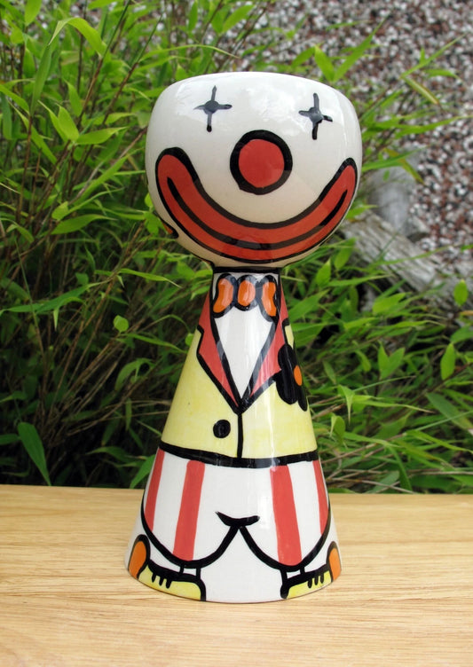 Lorna Bailey Small Quirky PROTOTYPE CLOWN vase OPEN DAY 25/09/04