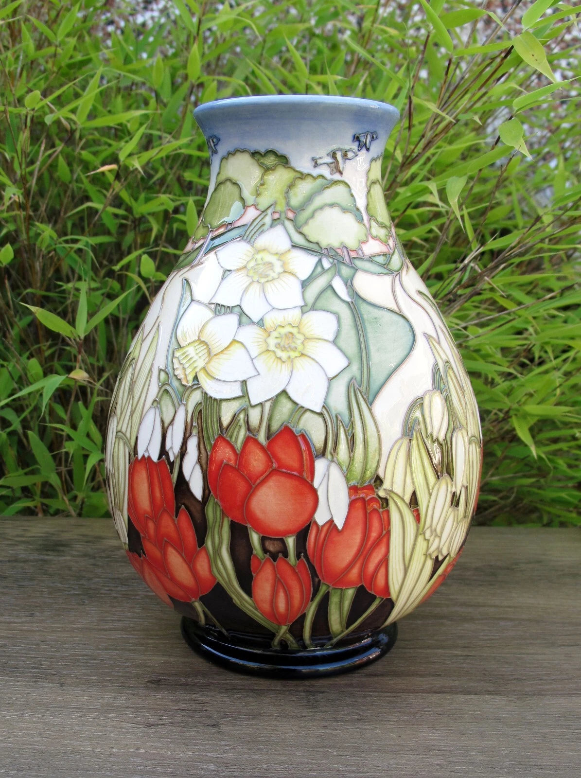 Moorcroft FOUR SEASONS SPRING 7/7 Vase No.7 Retail Price £1245 Paul Hilditch