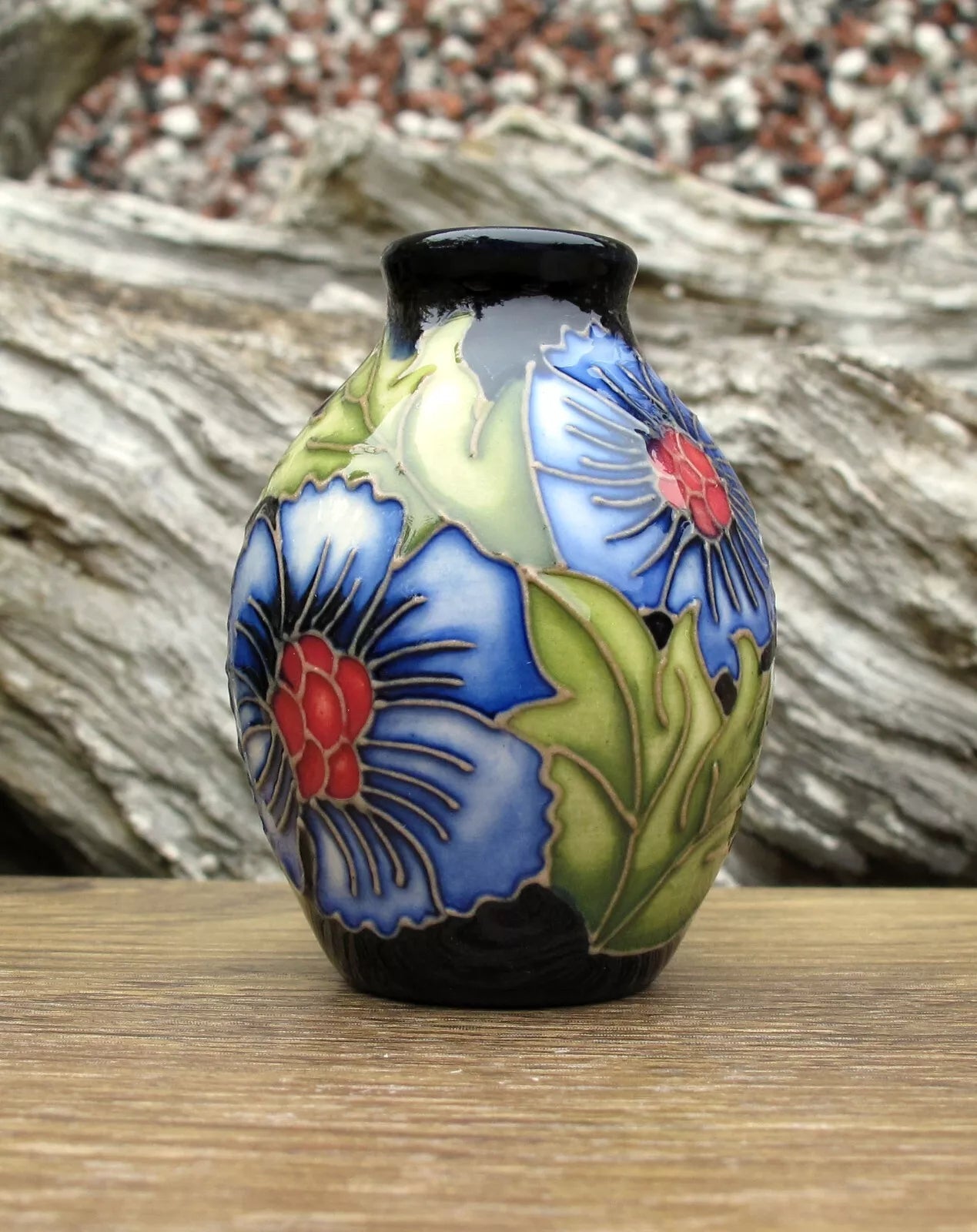 Moorcroft PALMETTE Miniature vase Shape 3/2 Retail Price £207 Rachel Bishop