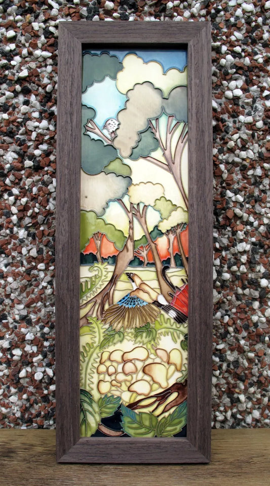 Moorcroft HOCKERIDGE AND PANCAKE WOODS - JAY Plaque PLQ12 Trail 19.8.24 RRP £640