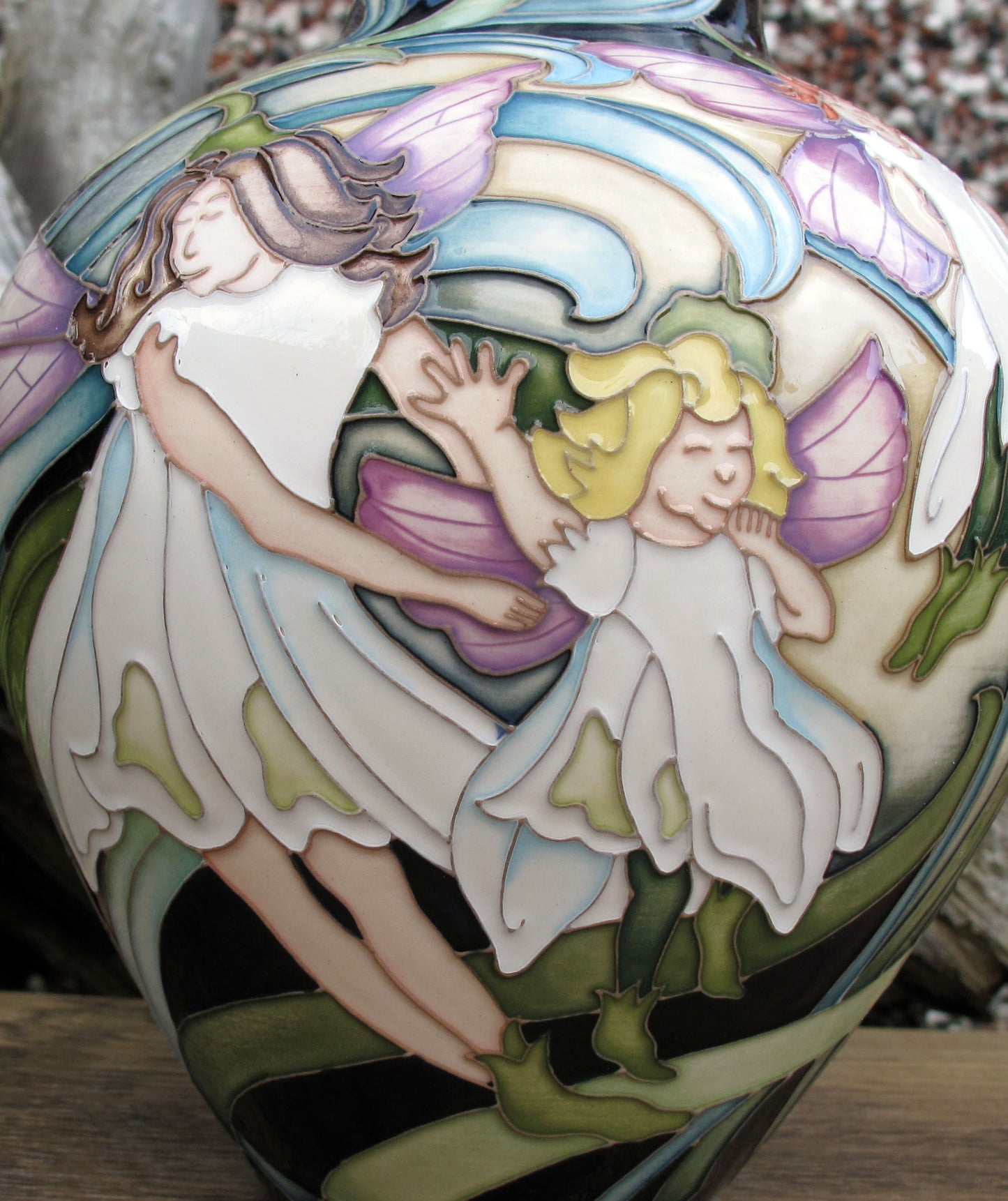Moorcroft Rare SNOWDROP FAIRIES Trial 5.2.24 Vase Shape 265/7 Retail Price £995