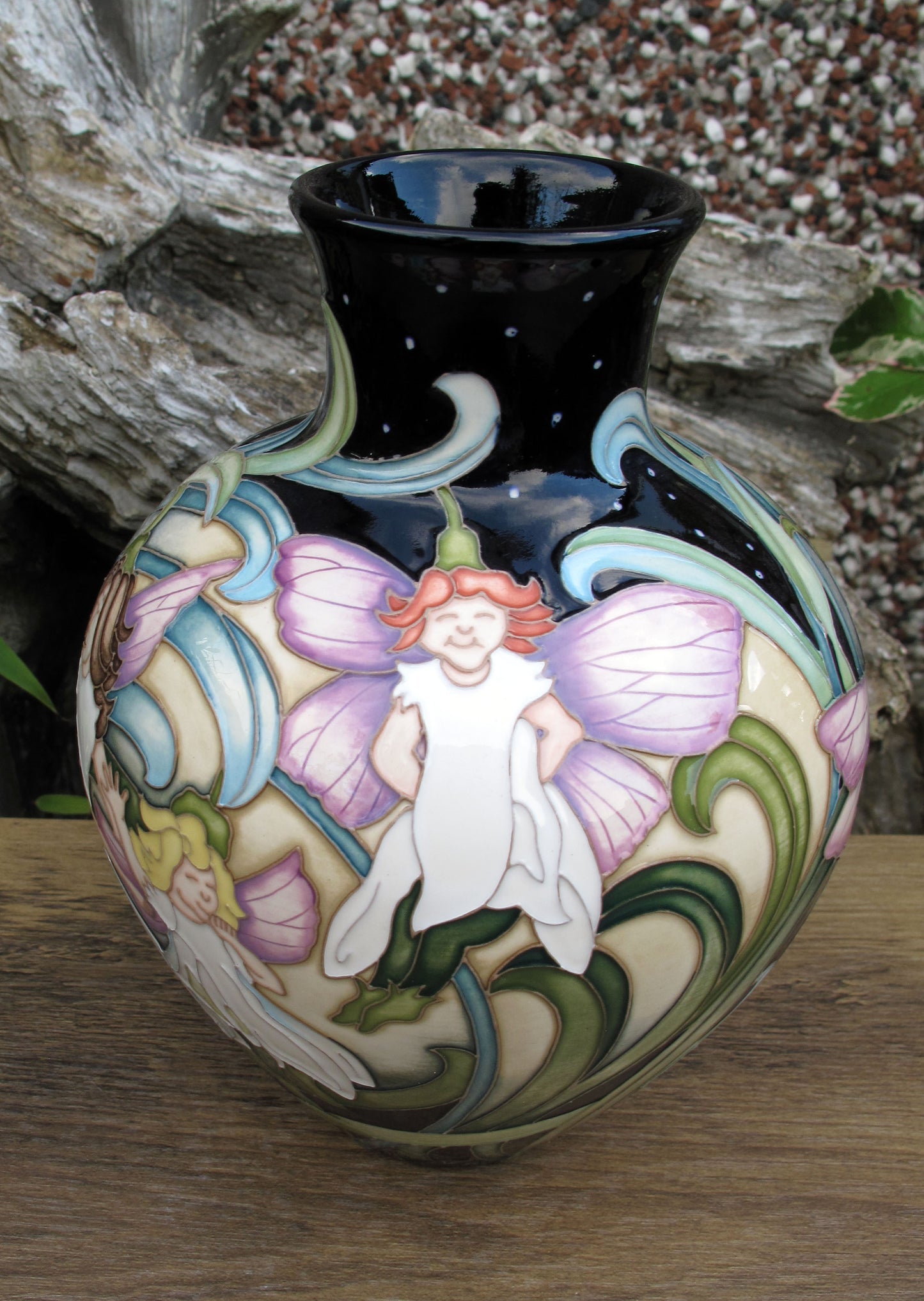 Moorcroft Rare SNOWDROP FAIRIES Trial 5.2.24 Vase Shape 265/7 Retail Price £995