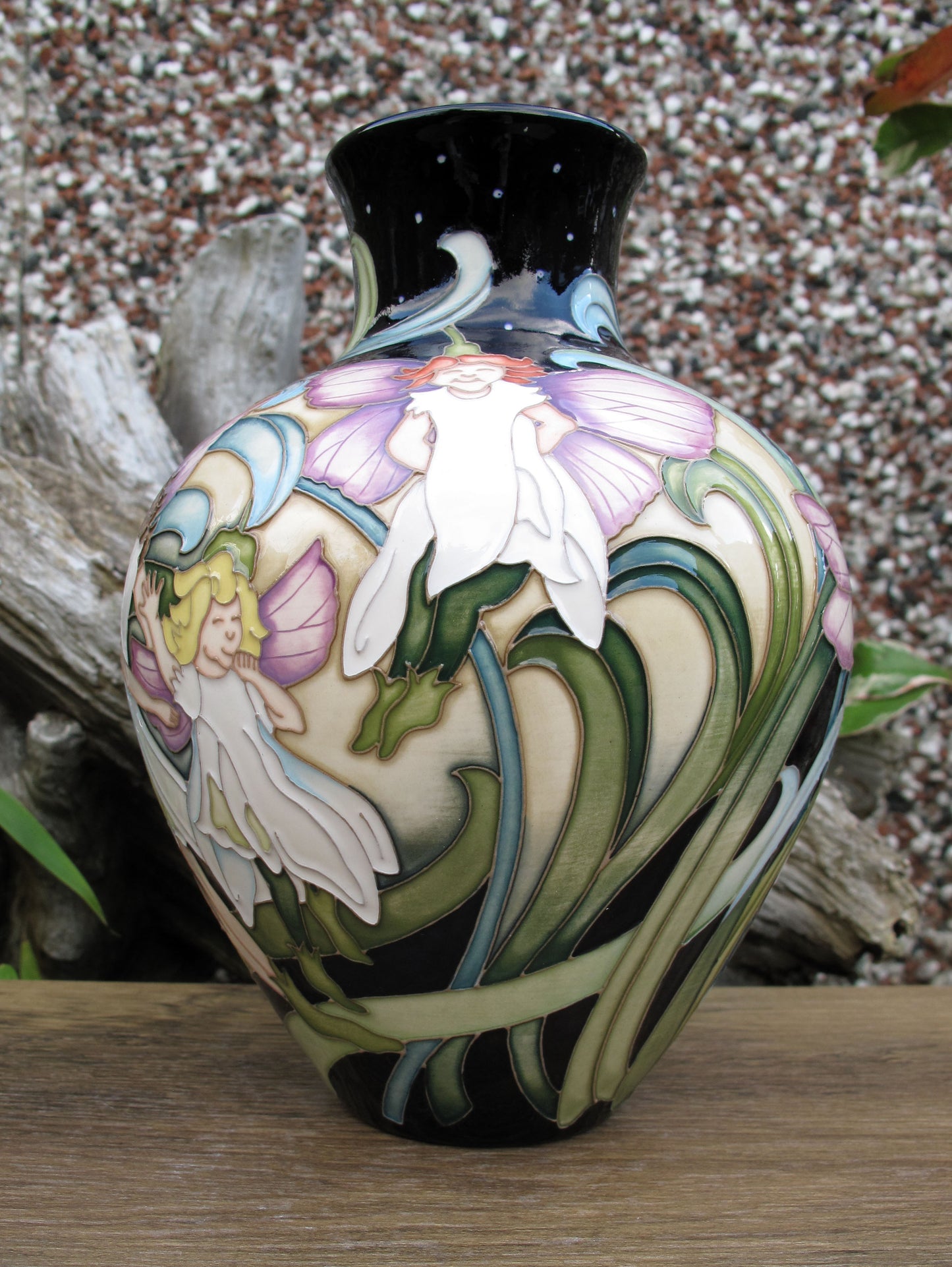 Moorcroft Rare SNOWDROP FAIRIES Trial 5.2.24 Vase Shape 265/7 Retail Price £995