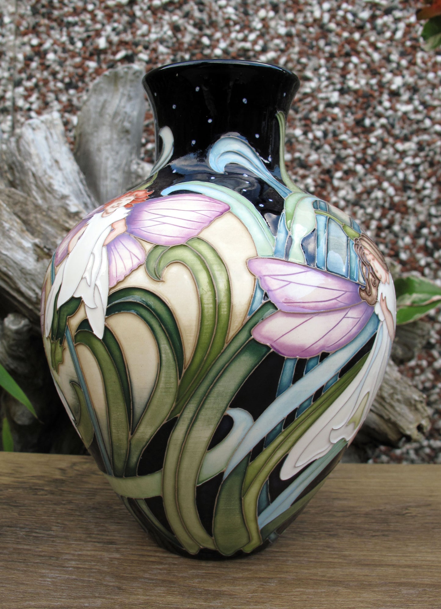 Moorcroft Rare SNOWDROP FAIRIES Trial 5.2.24 Vase Shape 265/7 Retail Price £995