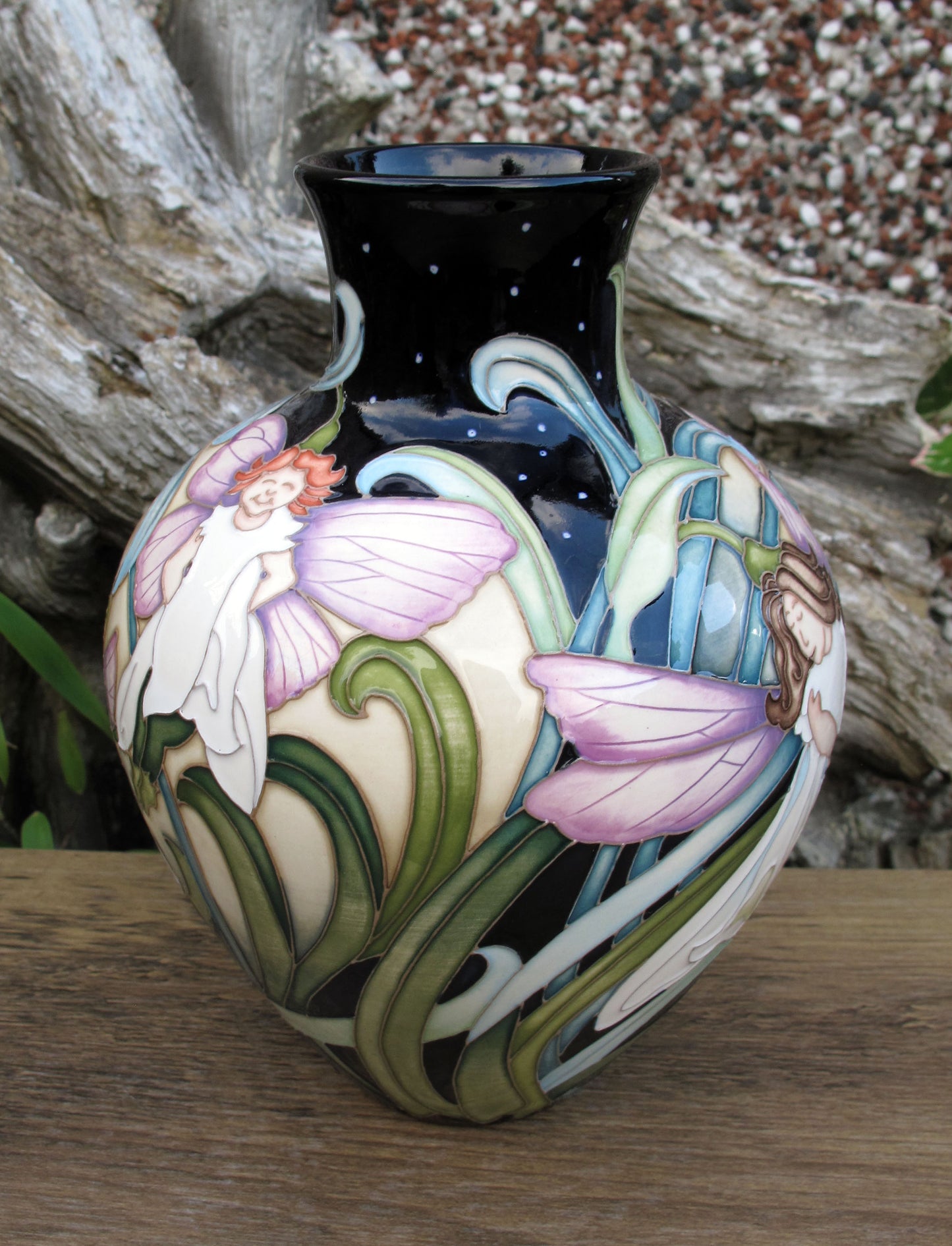 Moorcroft Rare SNOWDROP FAIRIES Trial 5.2.24 Vase Shape 265/7 Retail Price £995