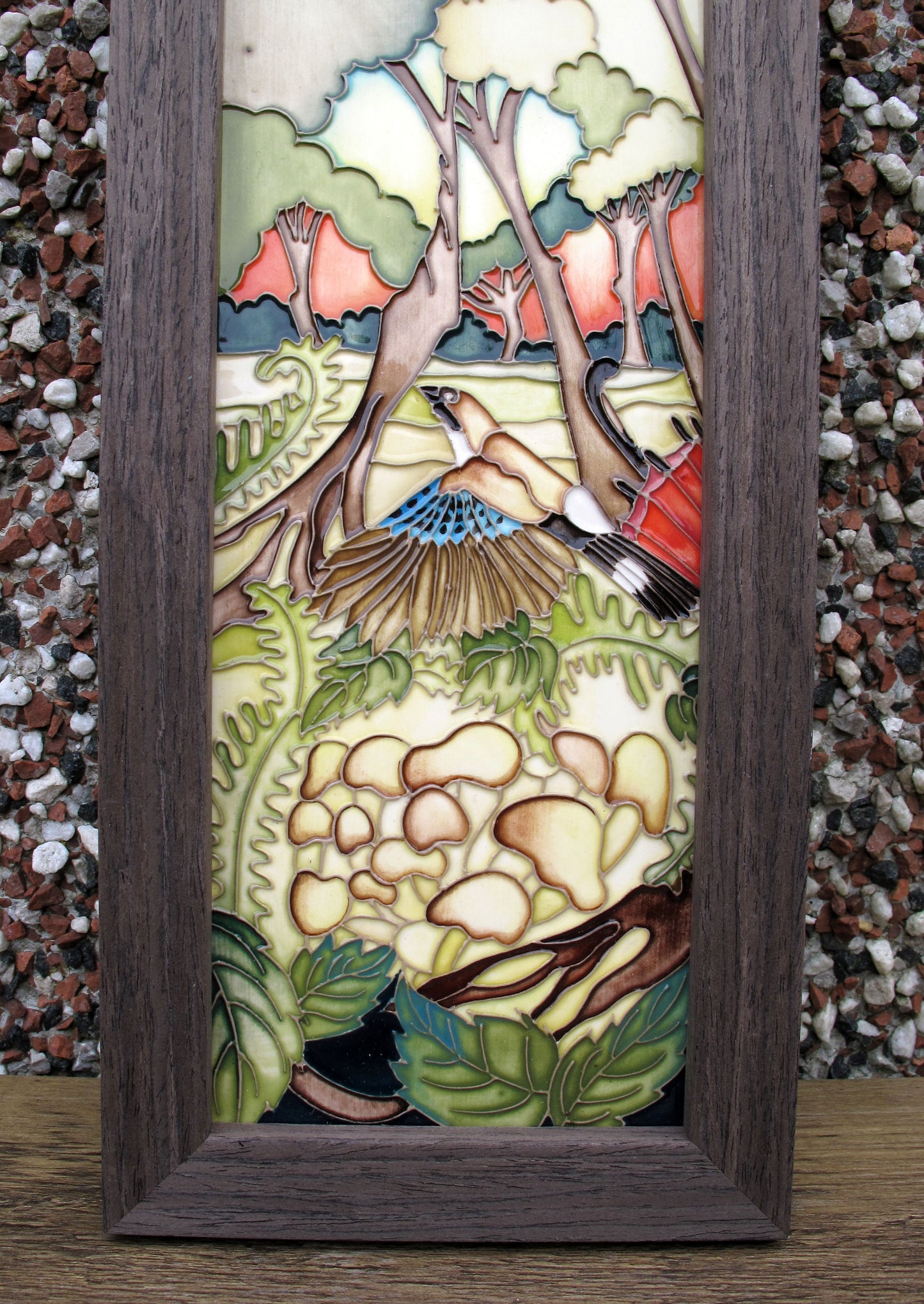 Moorcroft HOCKERIDGE AND PANCAKE WOODS - JAY Plaque PLQ12 Trail 19.8.24 RRP £640