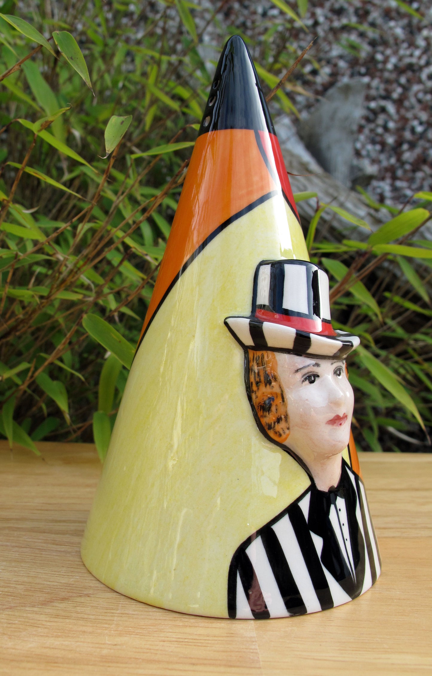 Lorna Bailey Rare GINGER Limited Edition 3/9 Sugar Shaker Open Day Gold Signed
