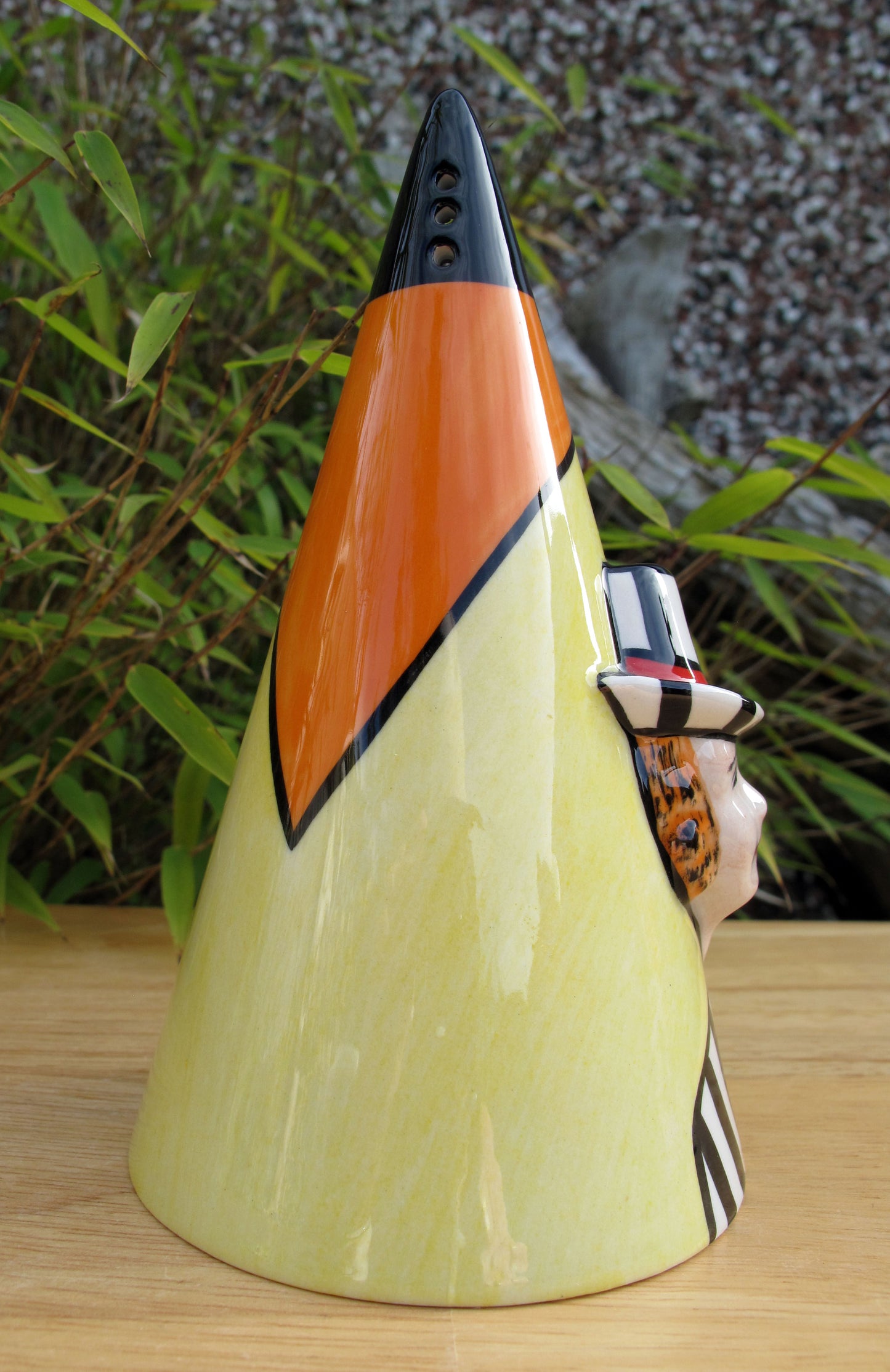 Lorna Bailey Rare GINGER Limited Edition 3/9 Sugar Shaker Open Day Gold Signed