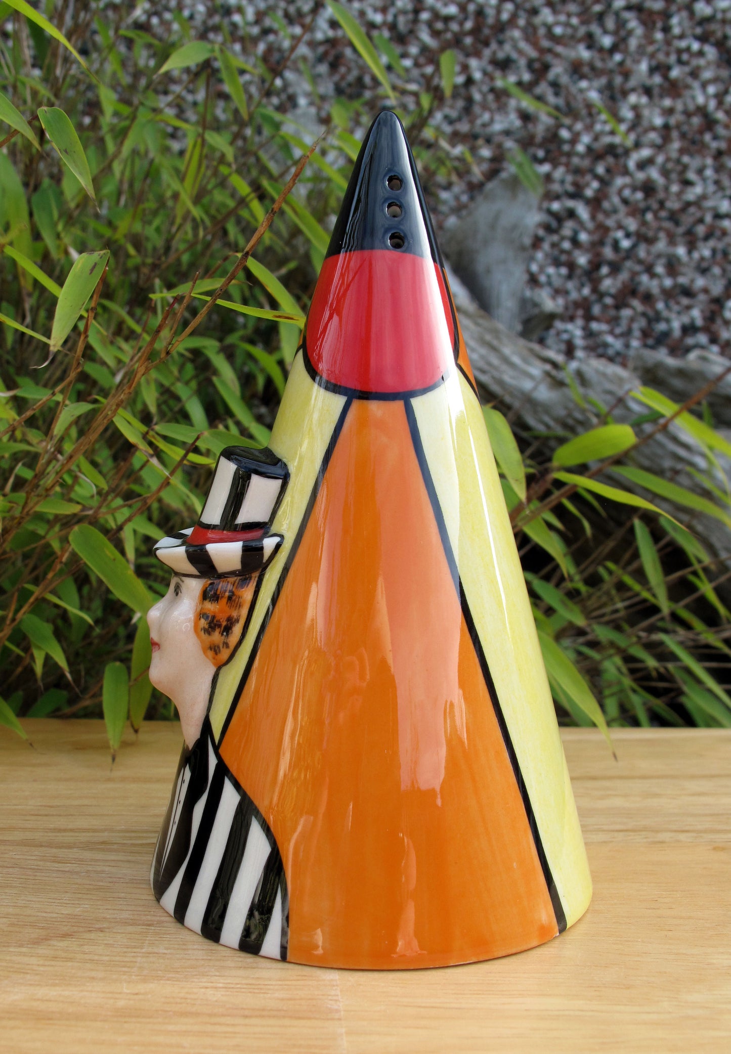 Lorna Bailey Rare GINGER Limited Edition 3/9 Sugar Shaker Open Day Gold Signed