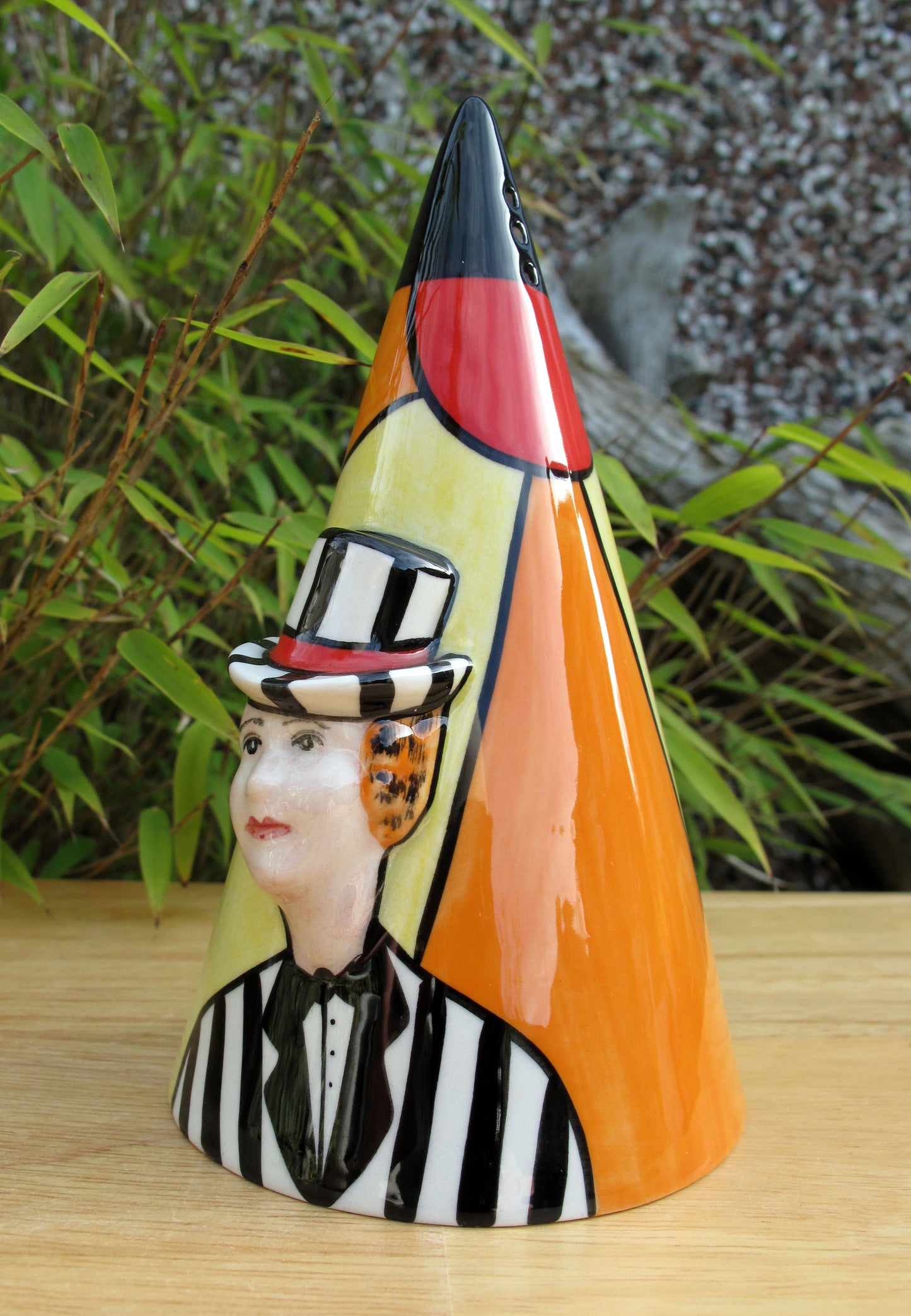 Lorna Bailey Rare GINGER Limited Edition 3/9 Sugar Shaker Open Day Gold Signed