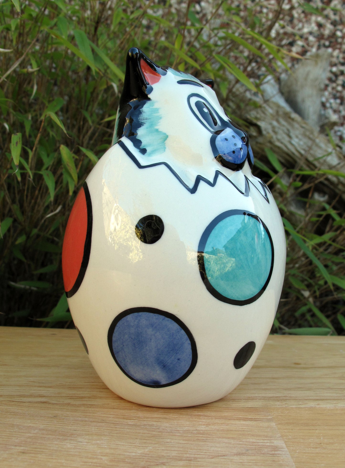 Lorna Bailey EGGBERT THE CAT March 2003 (Reference in Lorna's Catalogue 2 Book )