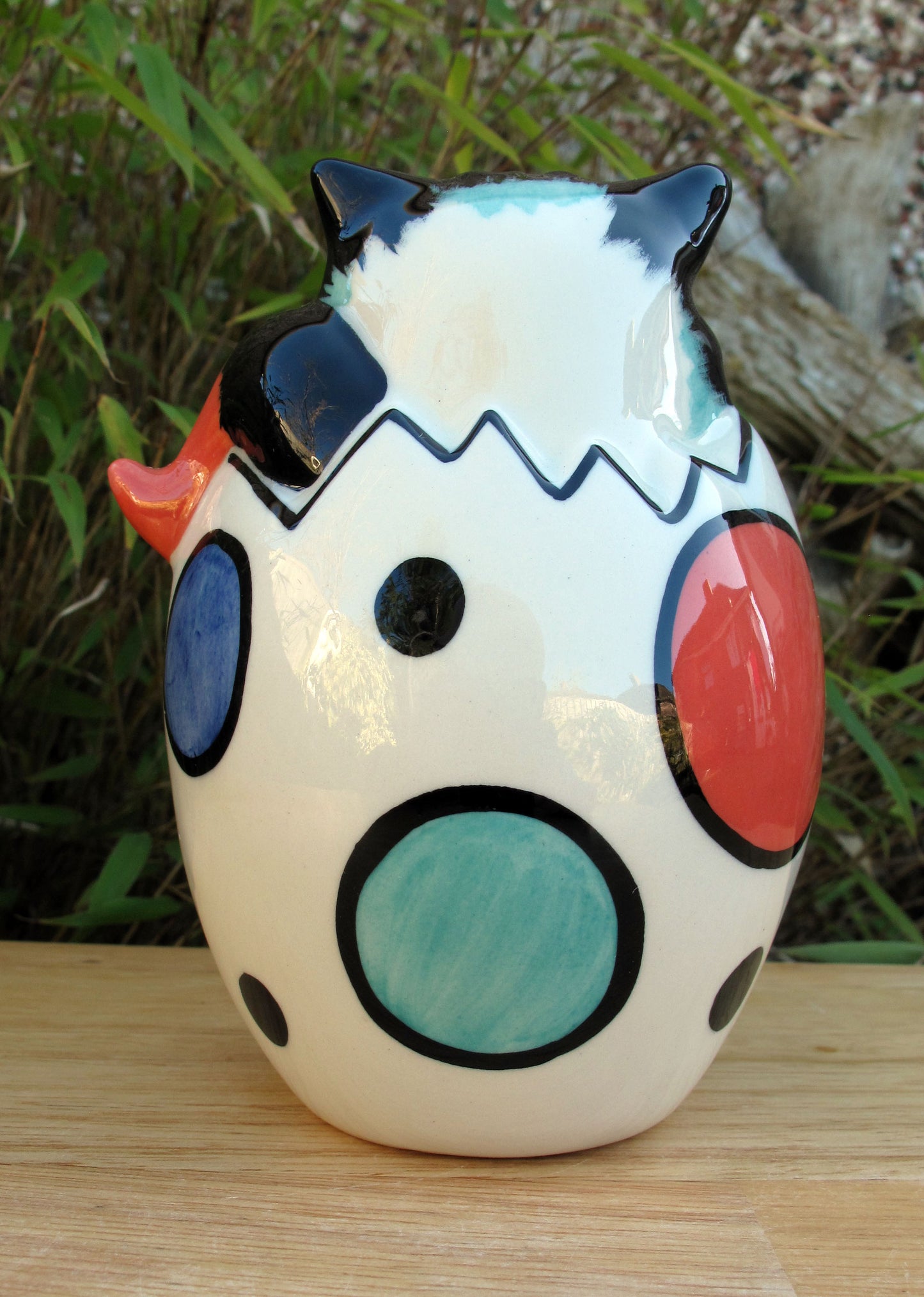 Lorna Bailey EGGBERT THE CAT March 2003 (Reference in Lorna's Catalogue 2 Book )