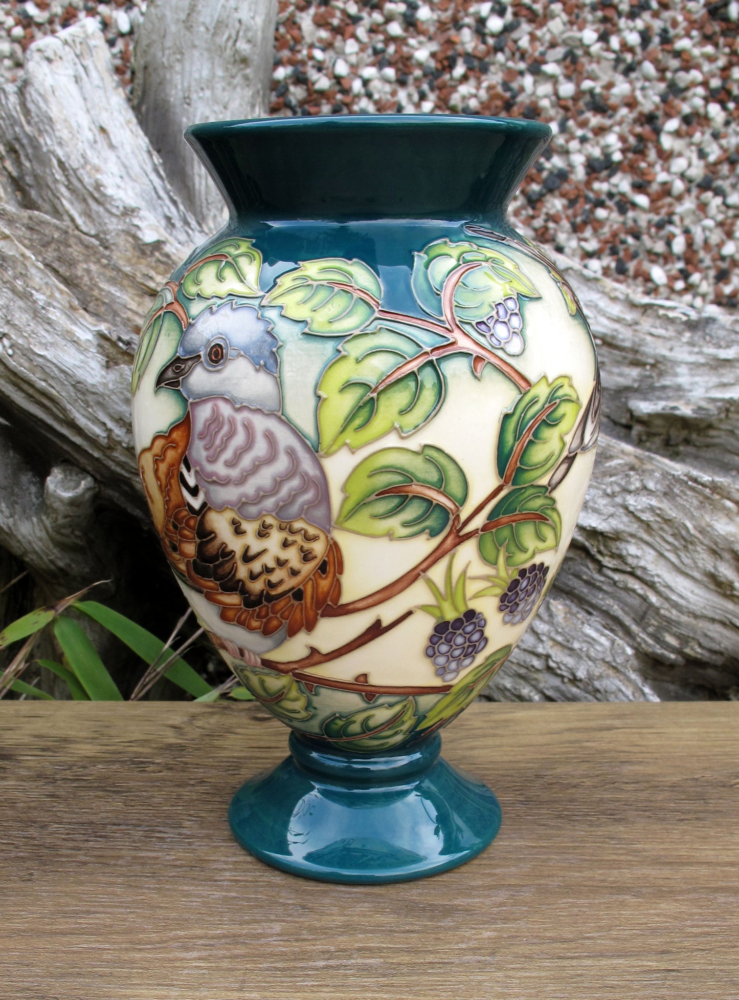 Moorcroft A TIME FOR SINGING DOVE Trial 8.7.24 Vase 370/6 Retail Price £775