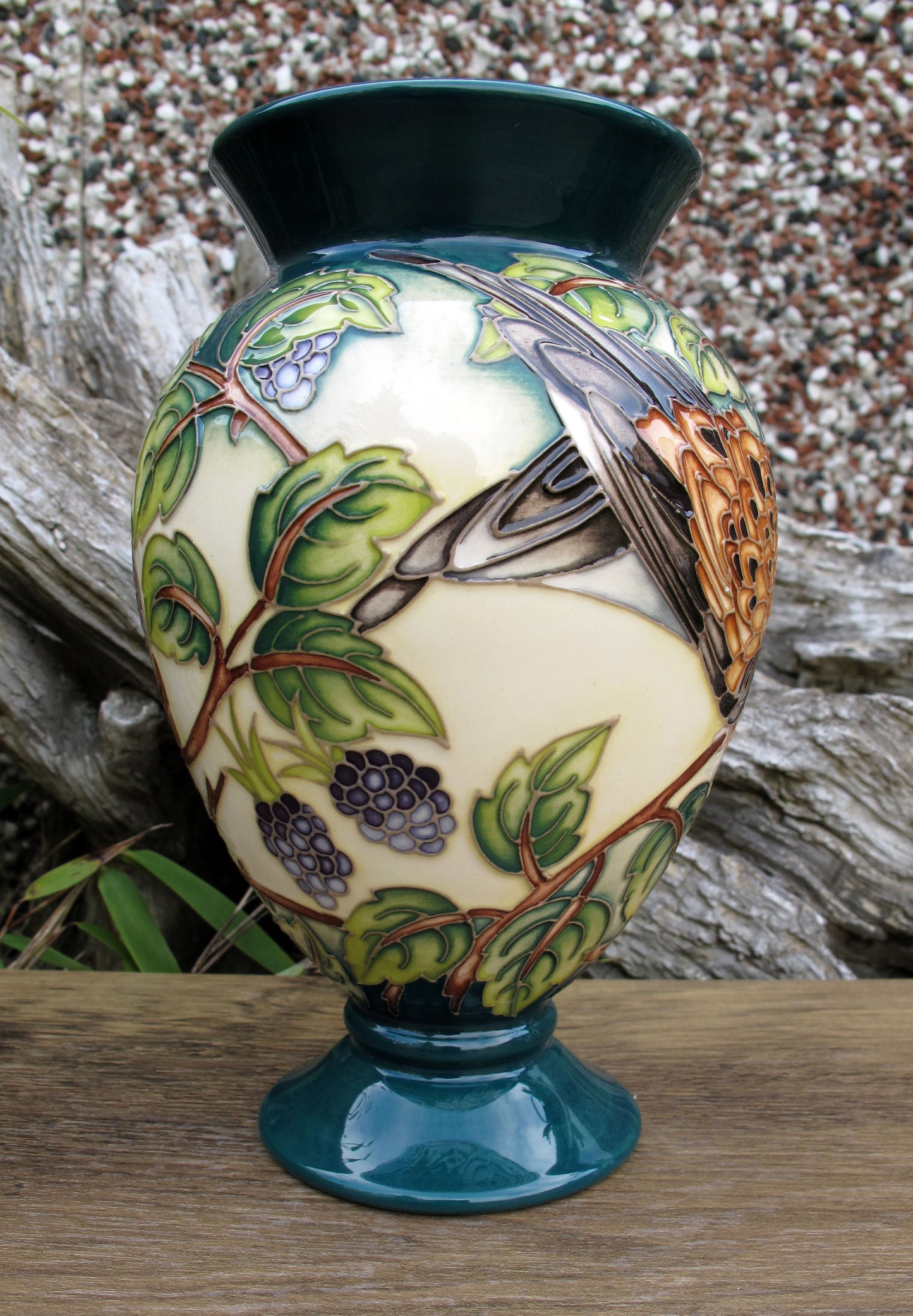 Moorcroft A TIME FOR SINGING DOVE Trial 8.7.24 Vase 370/6 Retail Price £775