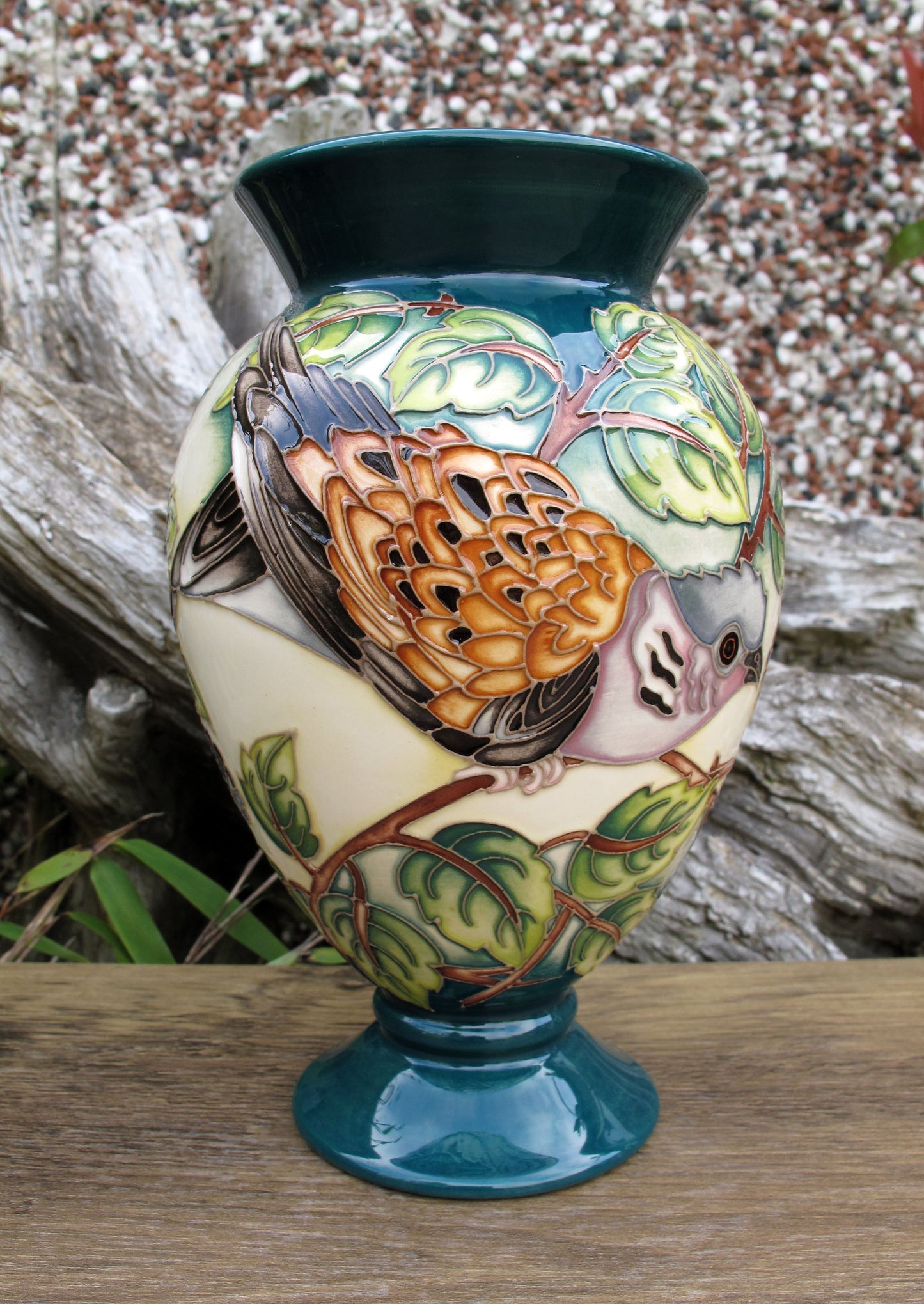 Moorcroft A TIME FOR SINGING DOVE Trial 8.7.24 Vase 370/6 Retail Price £775
