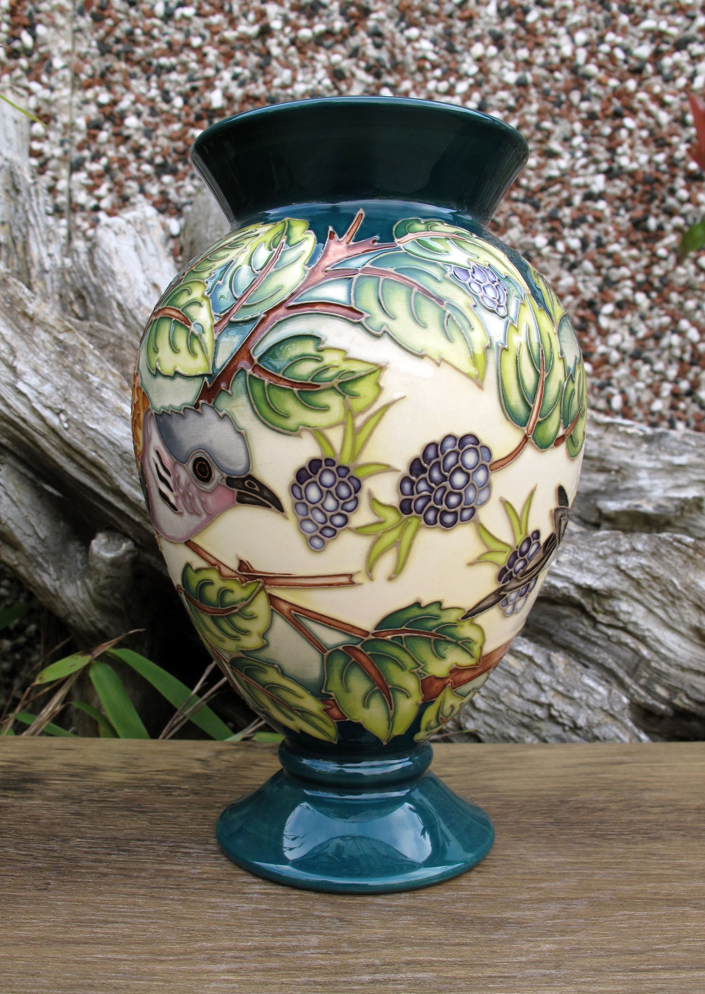 Moorcroft A TIME FOR SINGING DOVE Trial 8.7.24 Vase 370/6 Retail Price £775