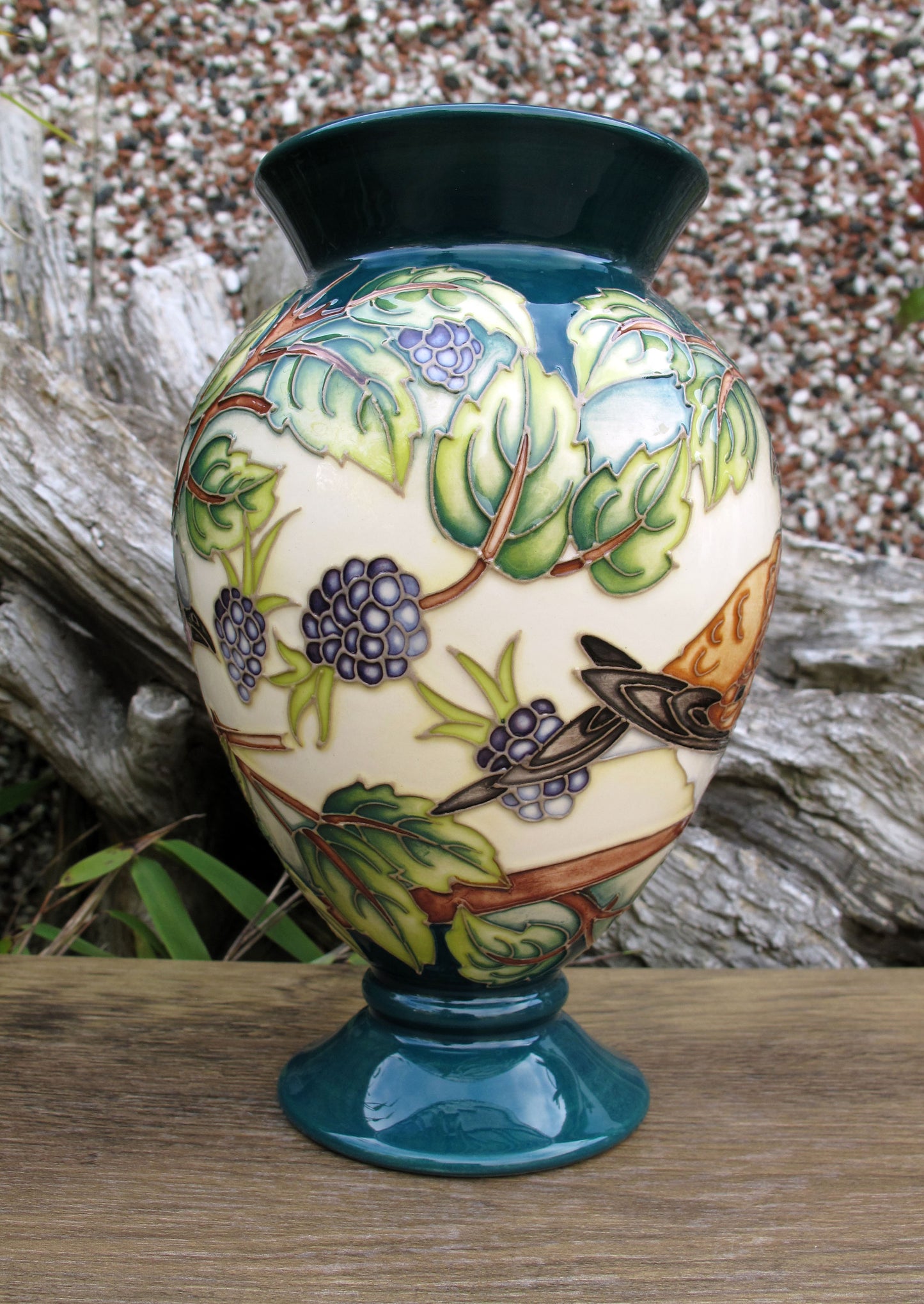 Moorcroft A TIME FOR SINGING DOVE Trial 8.7.24 Vase 370/6 Retail Price £775