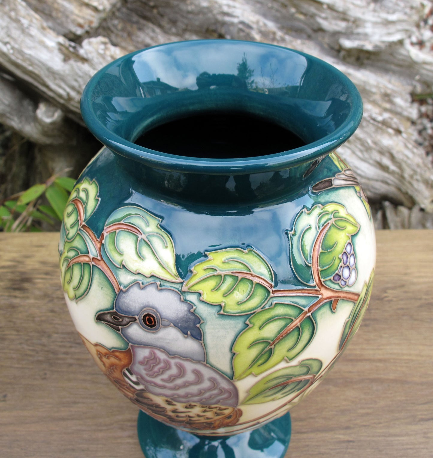 Moorcroft A TIME FOR SINGING DOVE Trial 8.7.24 Vase 370/6 Retail Price £775