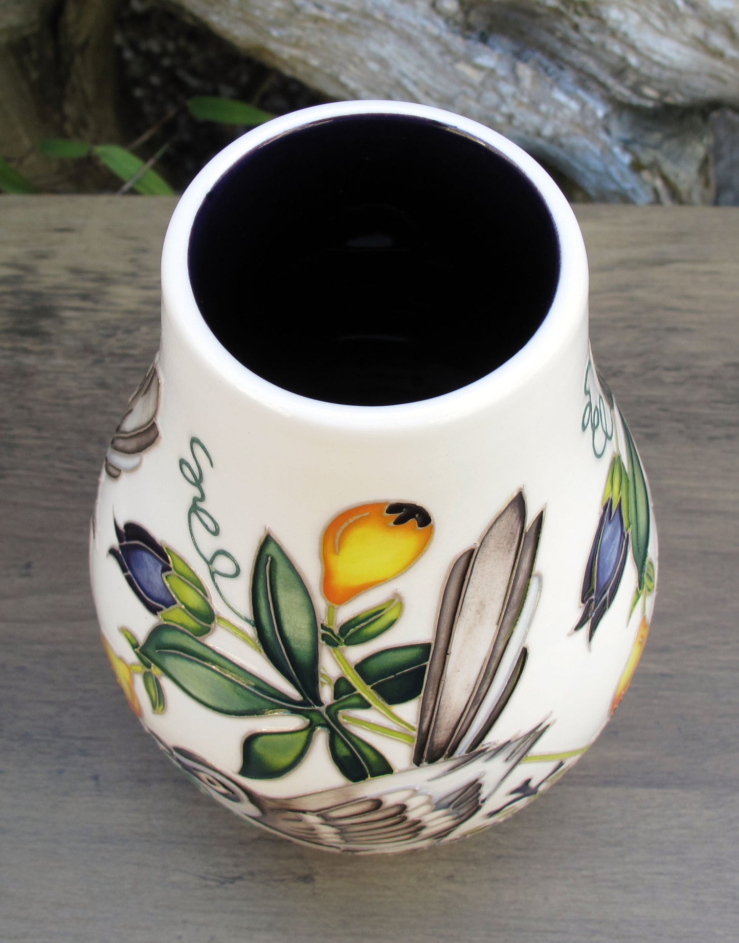 Moorcroft TENNESEE MOCKINGBIRD 117/7 Vase Limited Edition 10/20 Retail Price £720