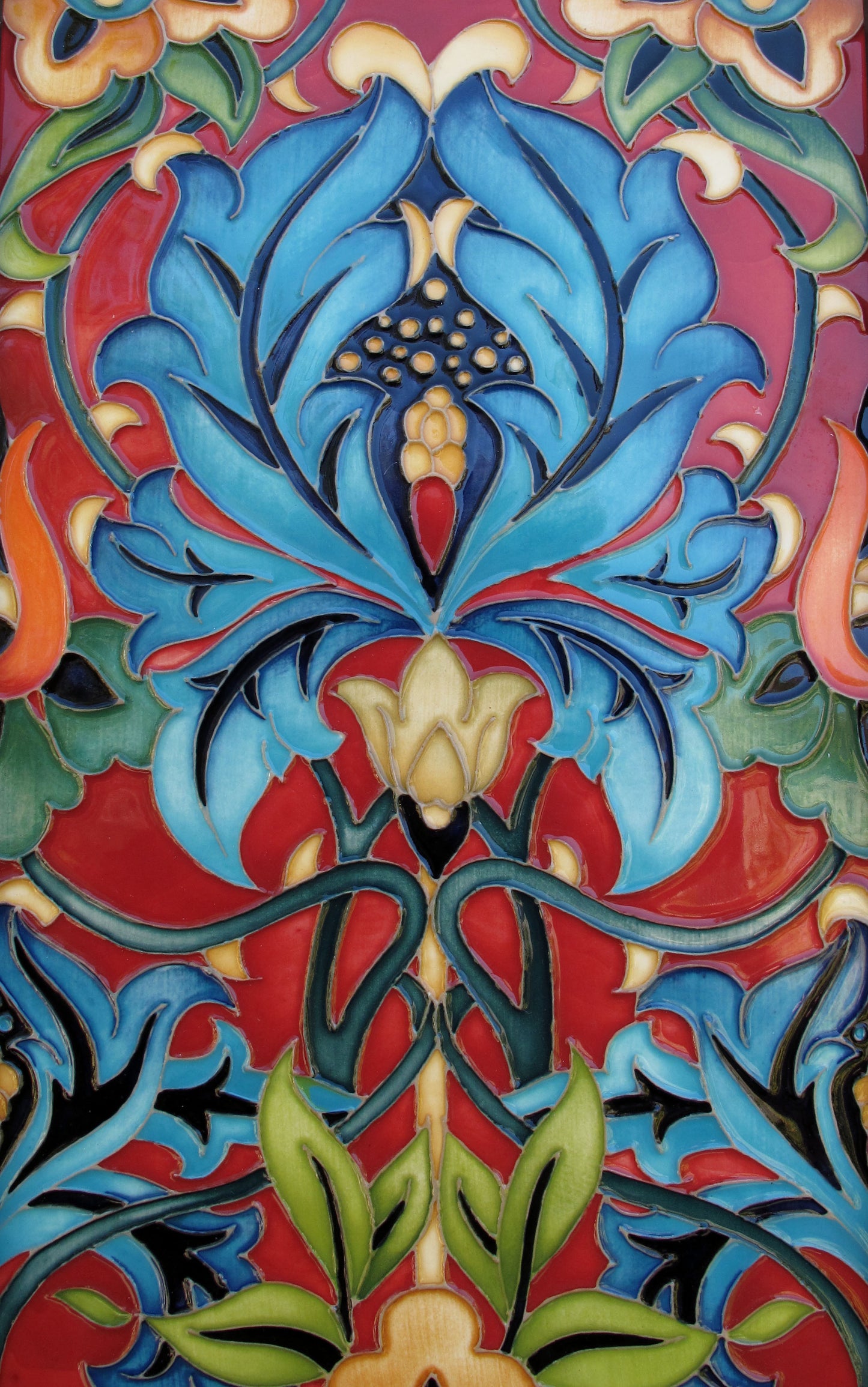 Moorcroft Exquisite RARE ROCOCO Trial 25.1.24 Plaque PLQ16  Retail Price £1795