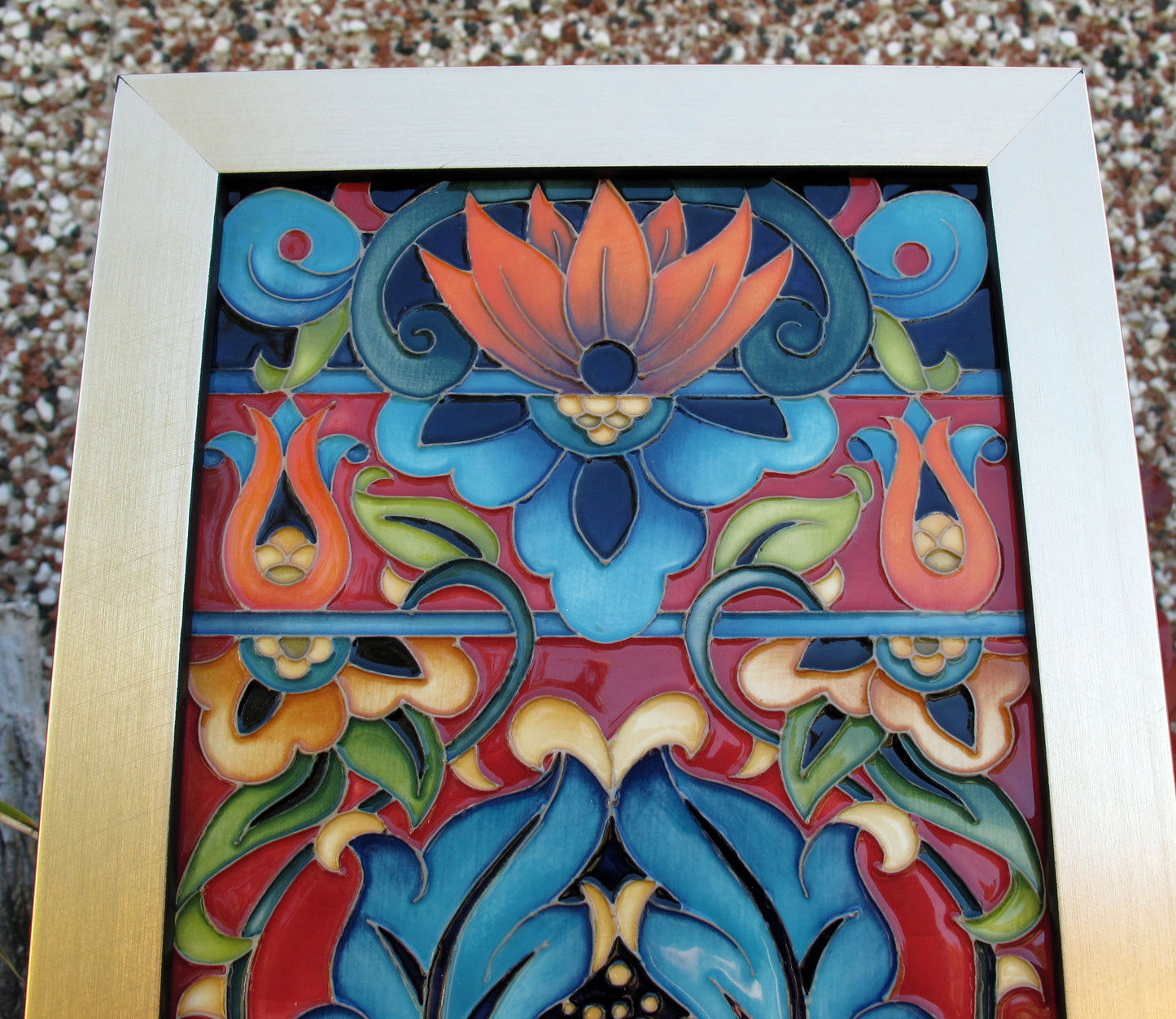 Moorcroft Exquisite RARE ROCOCO Trial 25.1.24 Plaque PLQ16  Retail Price £1795