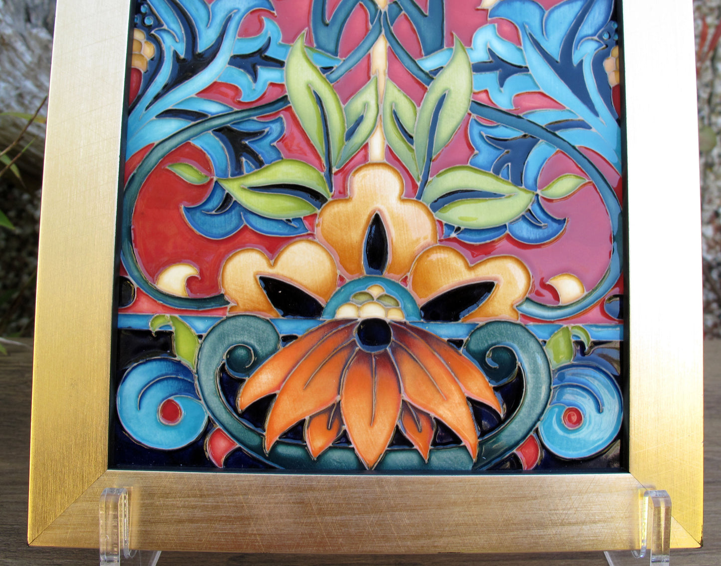 Moorcroft Exquisite RARE ROCOCO Trial 25.1.24 Plaque PLQ16  Retail Price £1795