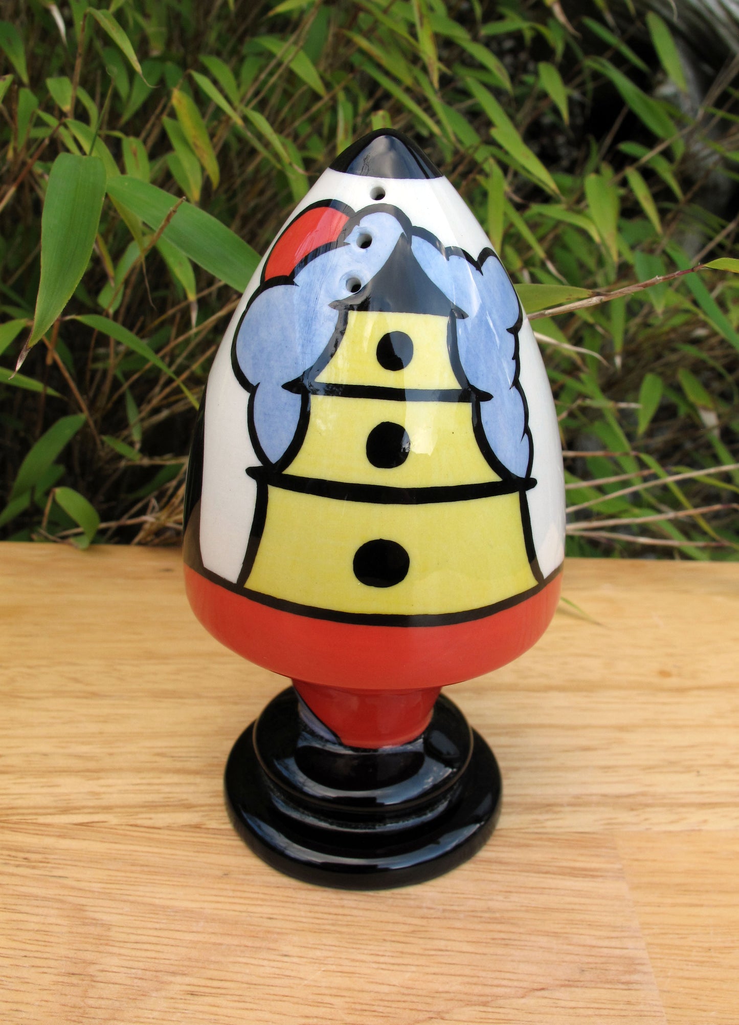 Lorna Bailey Rare ORIENTAL BULLET Sugar Sifter Shaker Available January  2001