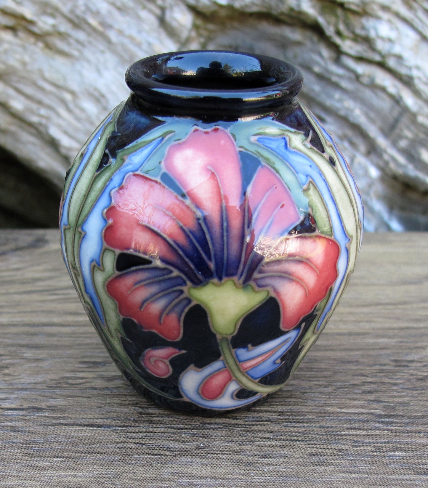 Moorcroft Exquisite MEDIEVAL Miniature Vase Shape 4/2 Retail Price £245 R Bishop