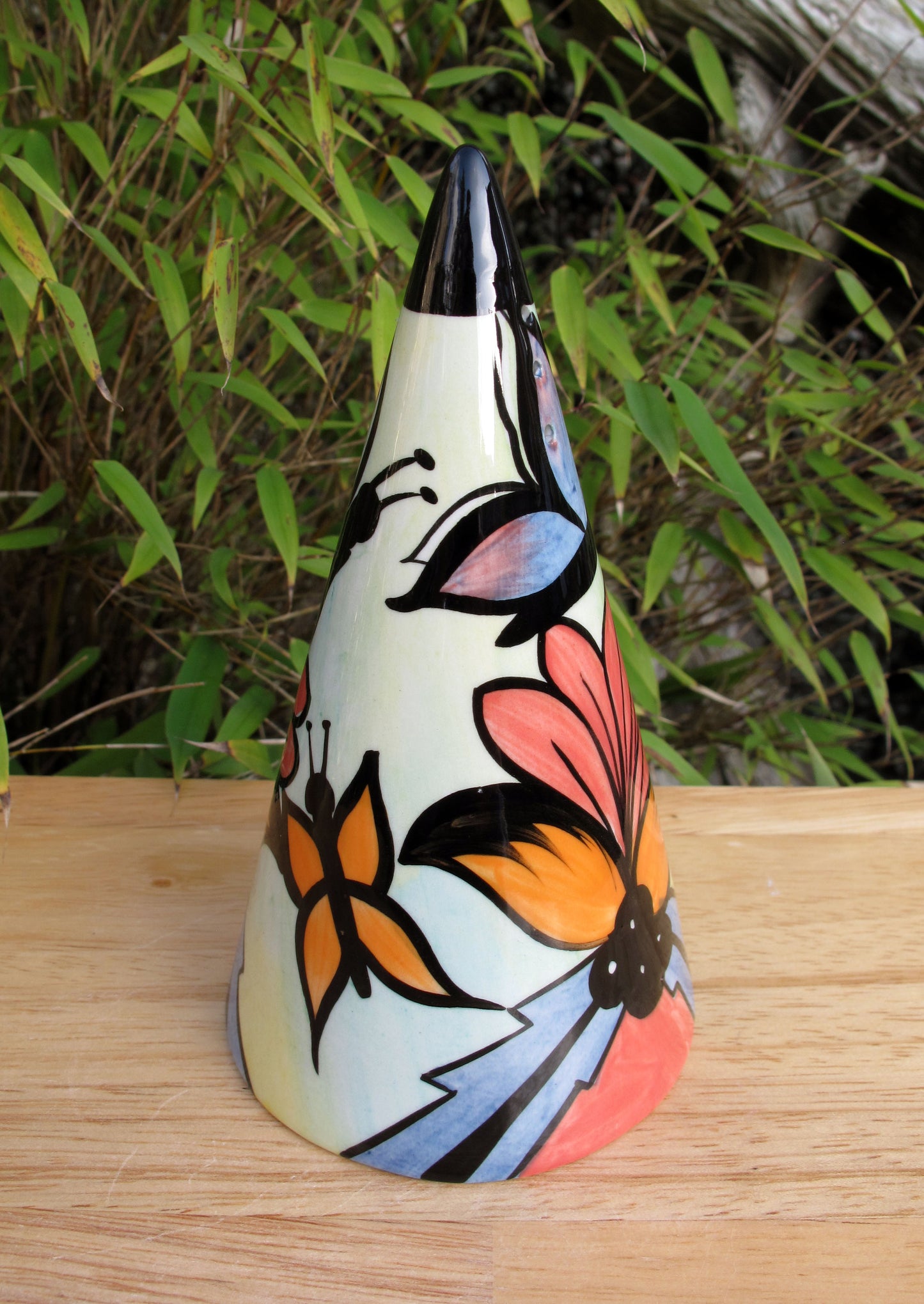 Lorna Bailey SUMMER Sugar Shaker Limited Edition 16/75  June 2004 Butterflies