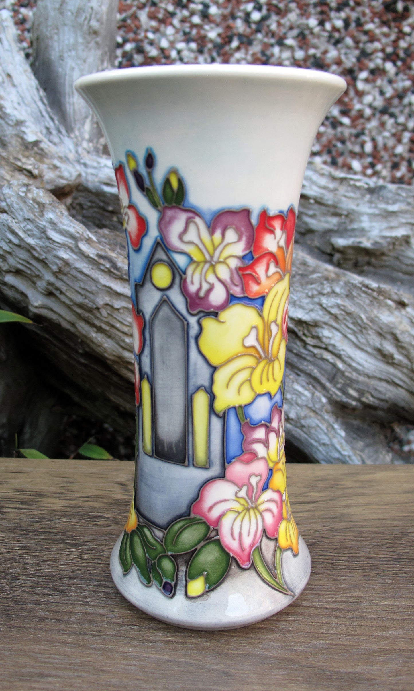 Moorcroft Rare Exquisite CHURCH Vase 159/6 Trial Dated 10.7.23 Retail Price £595