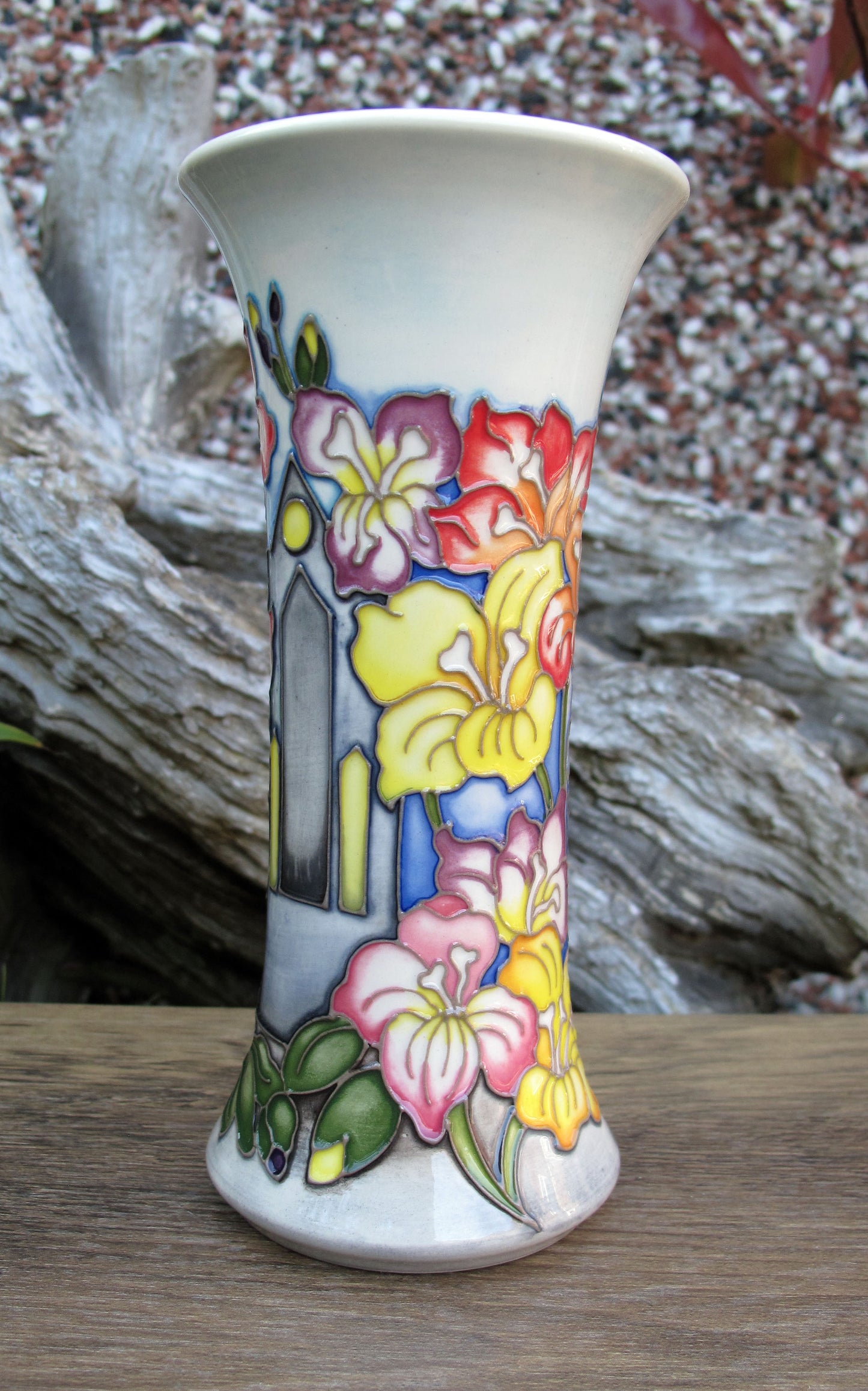Moorcroft Rare Exquisite CHURCH Vase 159/6 Trial Dated 10.7.23 Retail Price £595