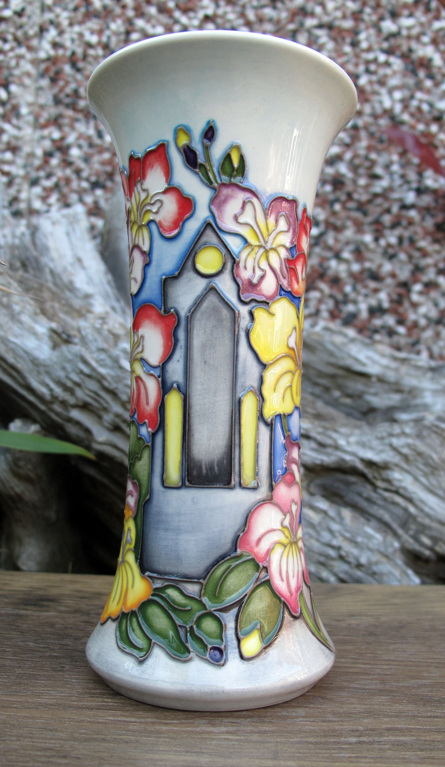 Moorcroft Rare Exquisite CHURCH Vase 159/6 Trial Dated 10.7.23 Retail Price £595