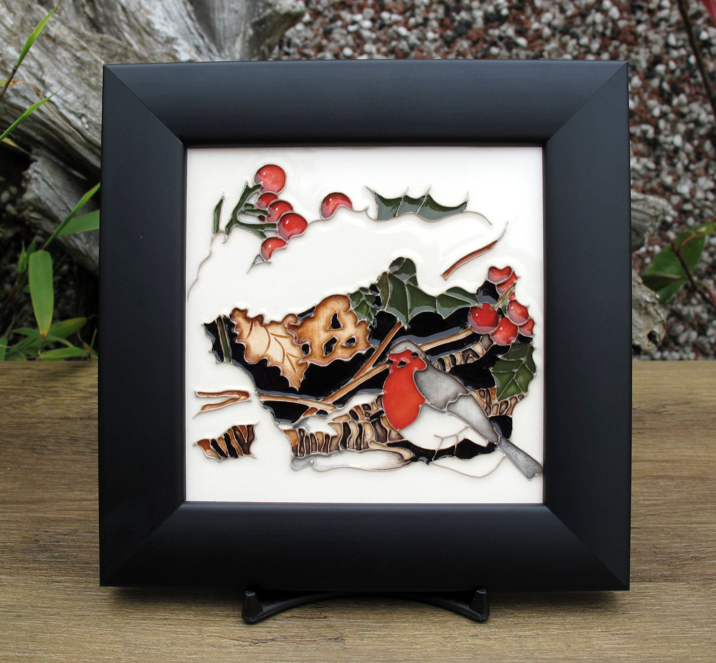 Moorcroft THE HIDDEN ROBIN  Wall Plaque PLQ6 Retail Price £210 Paul Hilditch