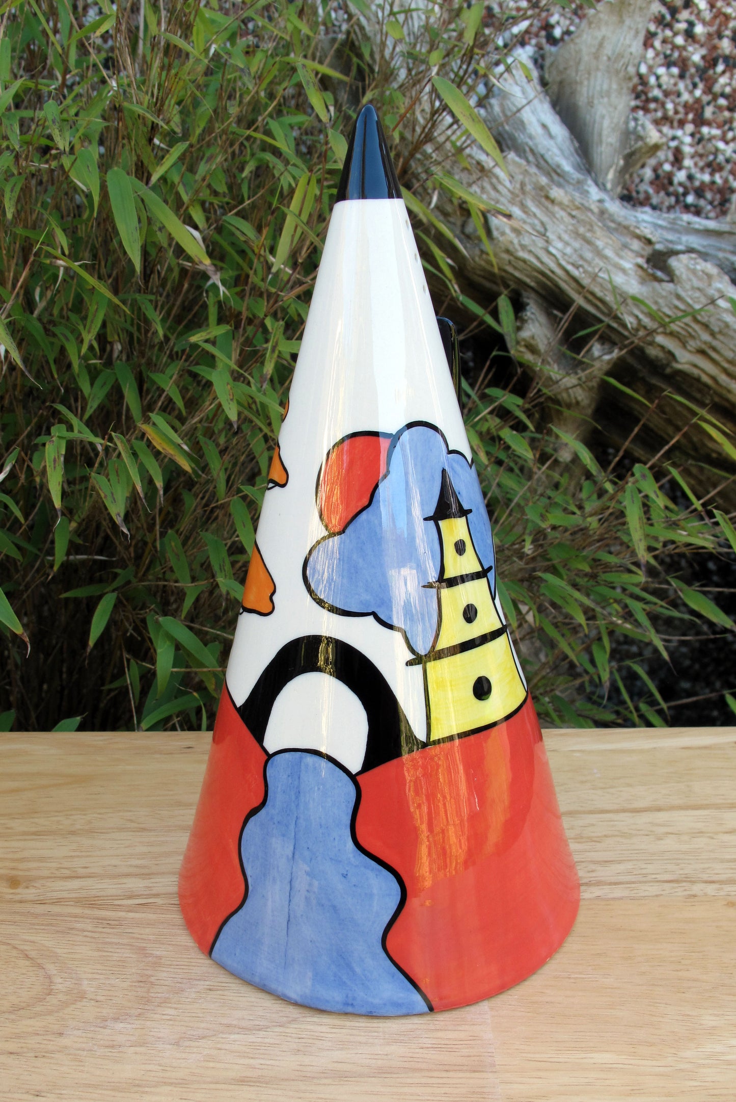 Lorna Bailey Rare GIANT ORIENTAL FIN Sugar Sifter Shaker January 2001