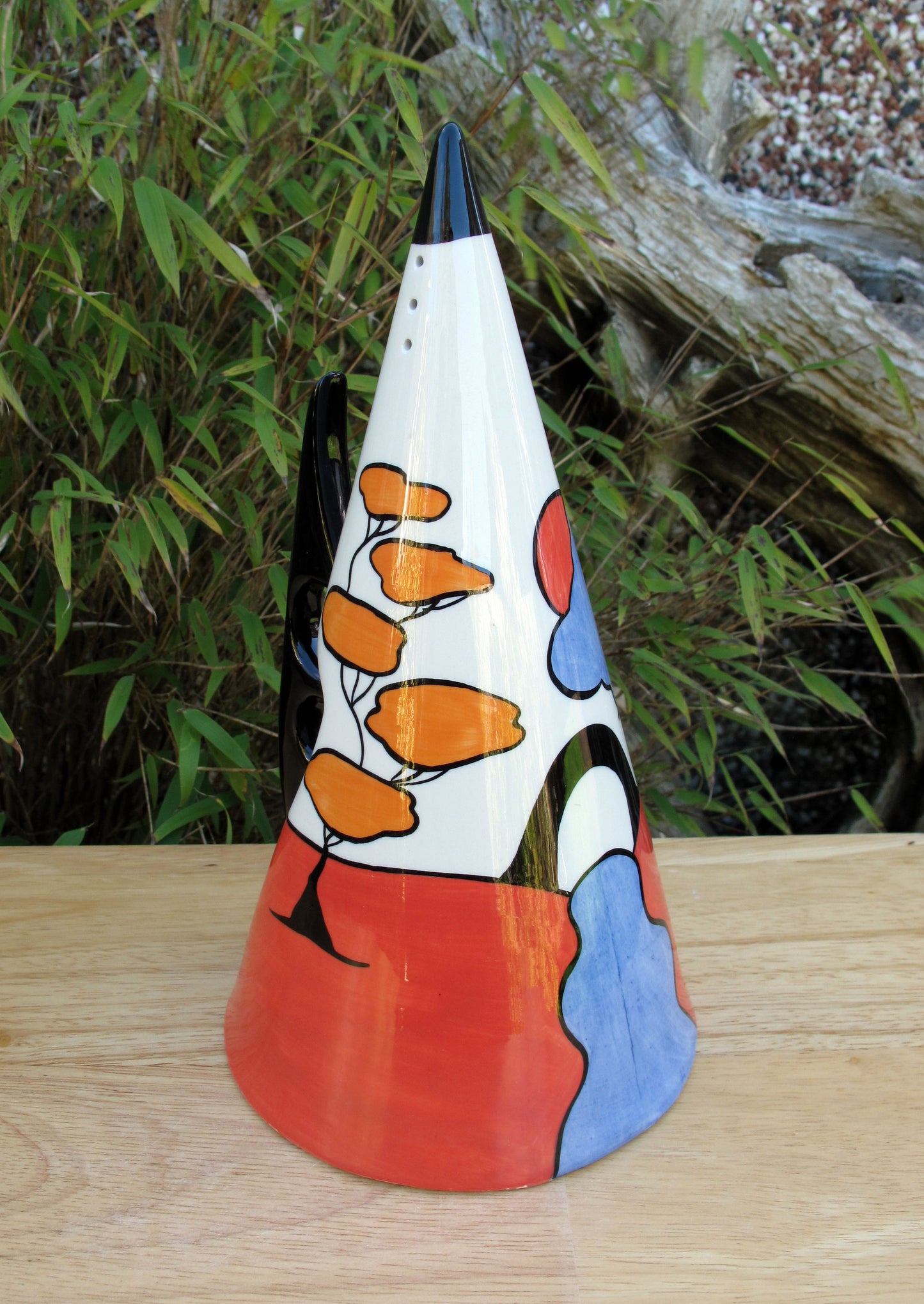 Lorna Bailey Rare GIANT ORIENTAL FIN Sugar Sifter Shaker January 2001
