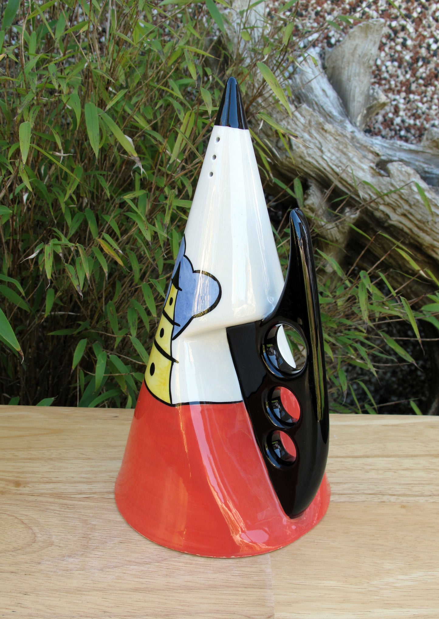 Lorna Bailey Rare GIANT ORIENTAL FIN Sugar Sifter Shaker January 2001