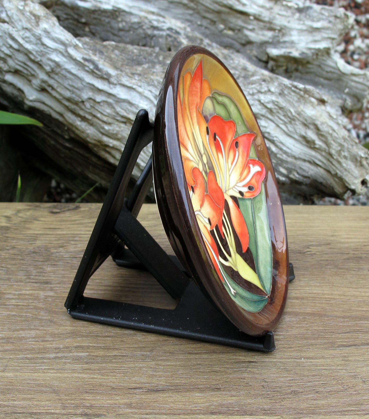 Moorcroft NATAL LILY Tray Coaster 780/4 Retail Price £275 Gold Members 2024-2025
