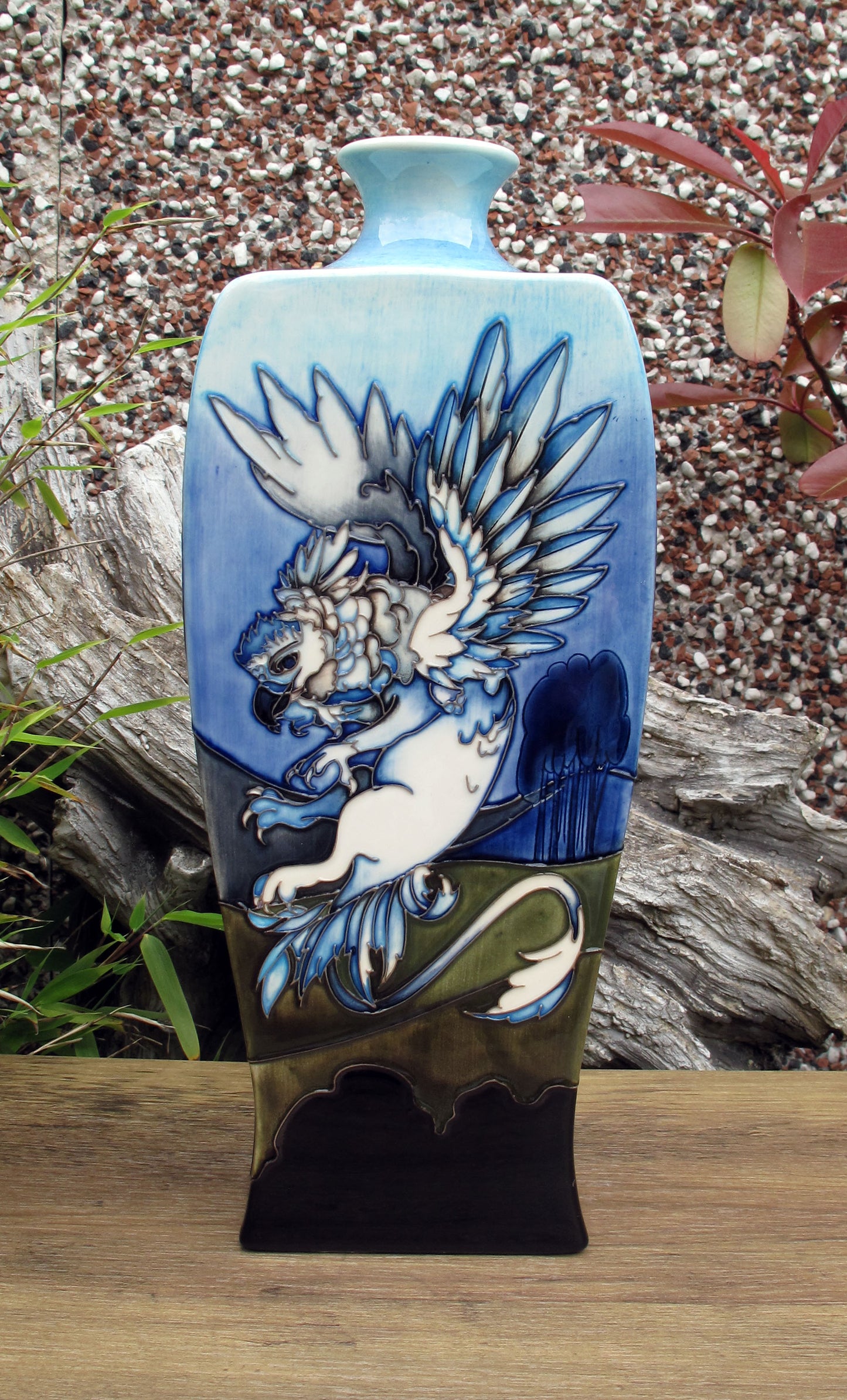 Moorcroft Rare HARPY Vase 39/12 Trial Dated 21.11.22 Retail Price £1415 Unicorn