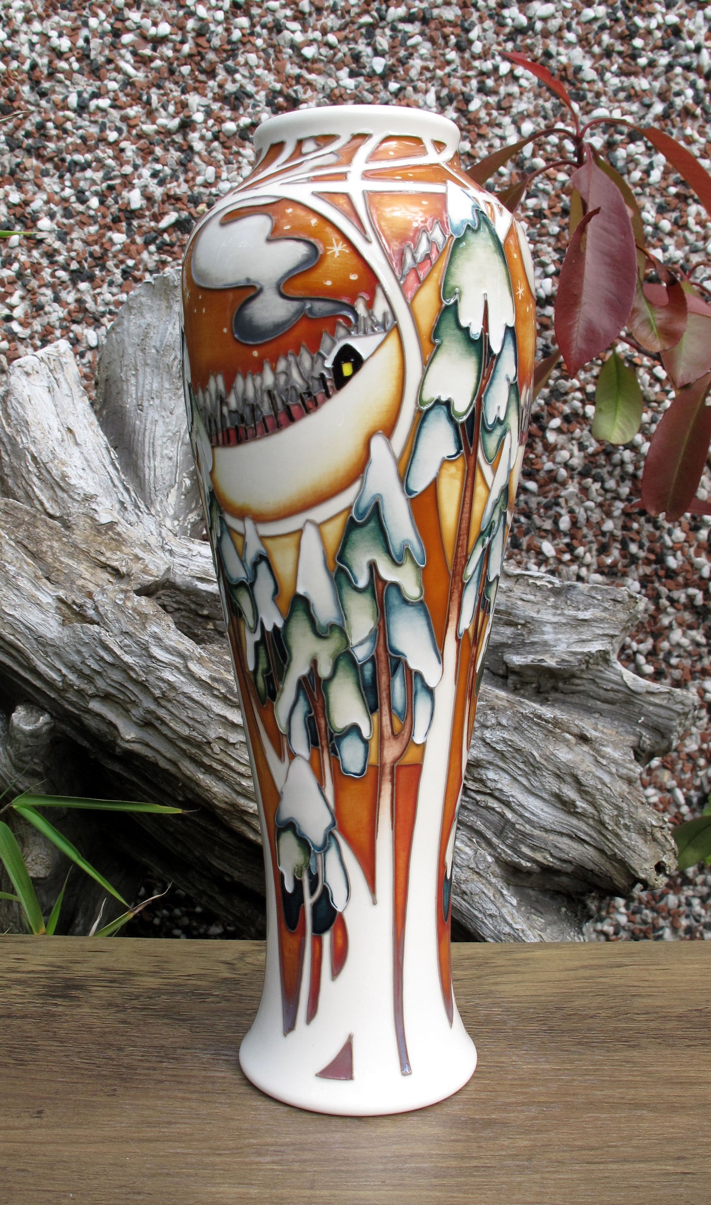 Moorcroft Rare MOONLIGHT TREES Vase 121/10 Trial Date 19.01.22 Retail Price £995