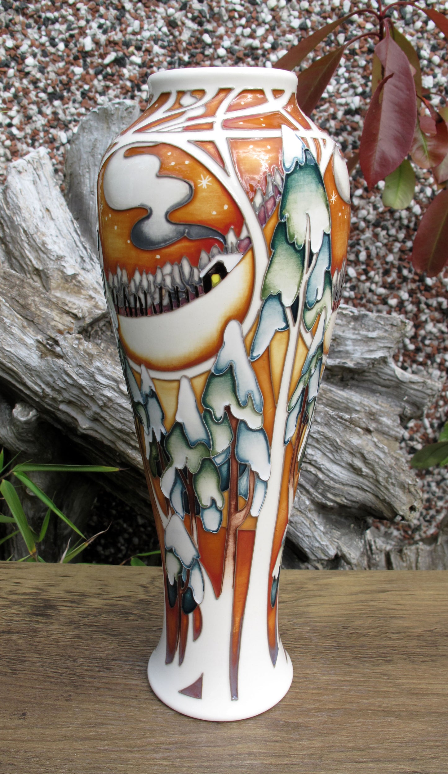 Moorcroft Rare MOONLIGHT TREES Vase 121/10 Trial Date 19.01.22 Retail Price £995