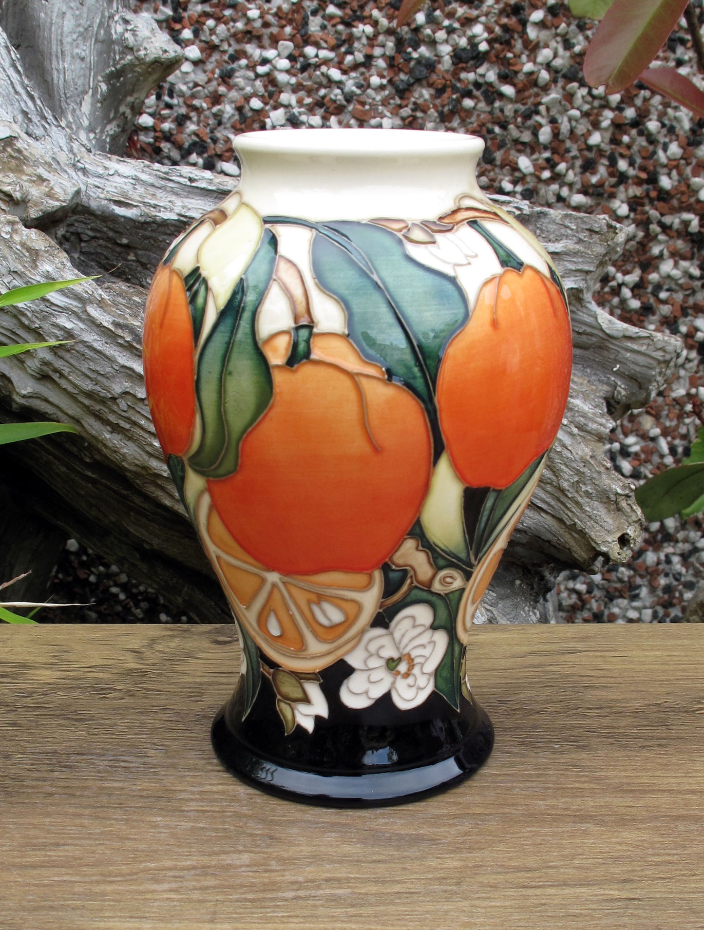 Moorcroft Very Rare ORANGE WINE Vase 65/6 Trial Date 19.2.25 Retail Price £665