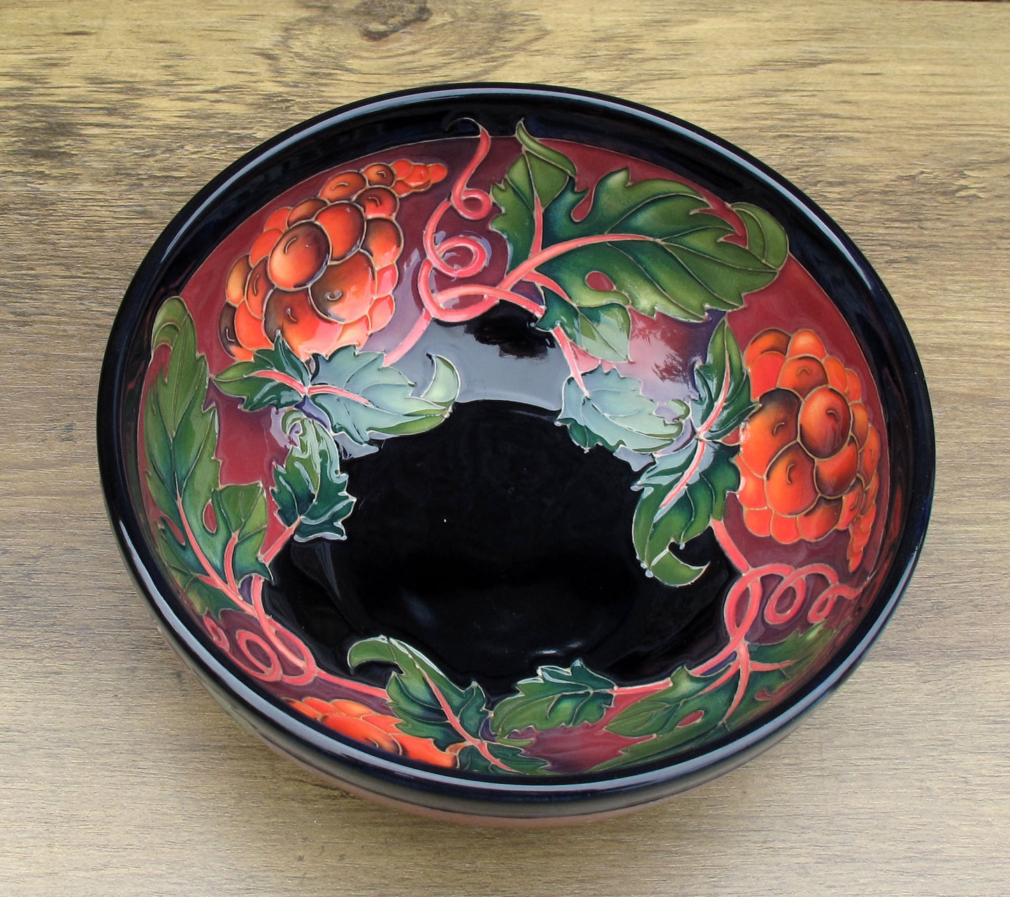 Moorcroft Rare CRIMSON TIDE 711/6 Bowl Trial 31.5.24 Retail Price £760