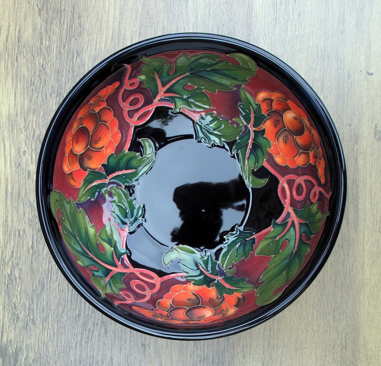 Moorcroft Rare CRIMSON TIDE 711/6 Bowl Trial 31.5.24 Retail Price £760