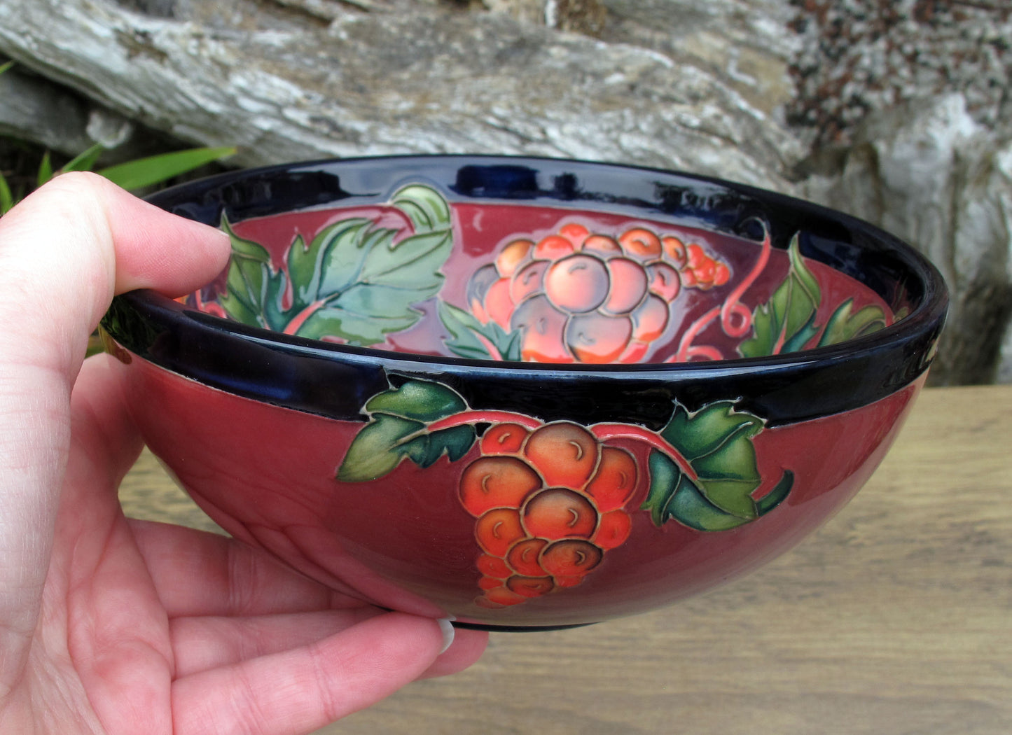 Moorcroft Rare CRIMSON TIDE 711/6 Bowl Trial 31.5.24 Retail Price £760