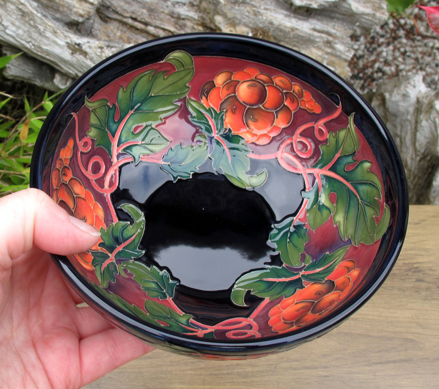 Moorcroft Rare CRIMSON TIDE 711/6 Bowl Trial 31.5.24 Retail Price £760