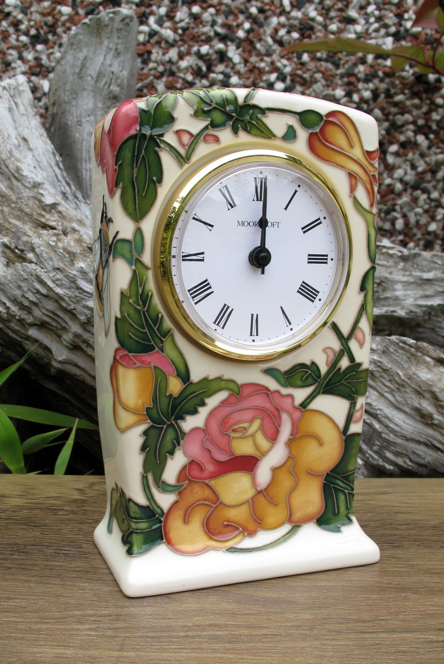 Moorcroft Rare BEE IN TIME Clock CL1 Numbered Edition 12.  Retail Price £445