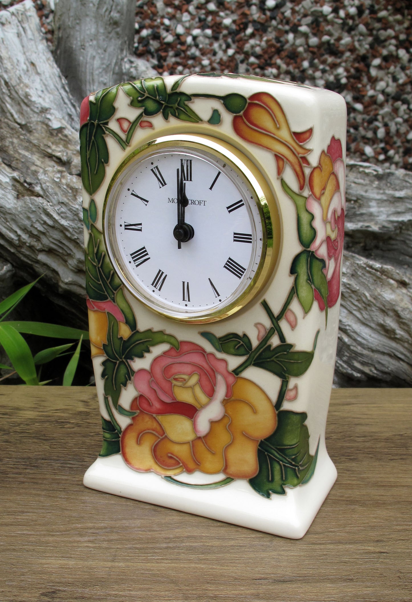 Moorcroft Rare BEE IN TIME Clock CL1 Numbered Edition 12.  Retail Price £445