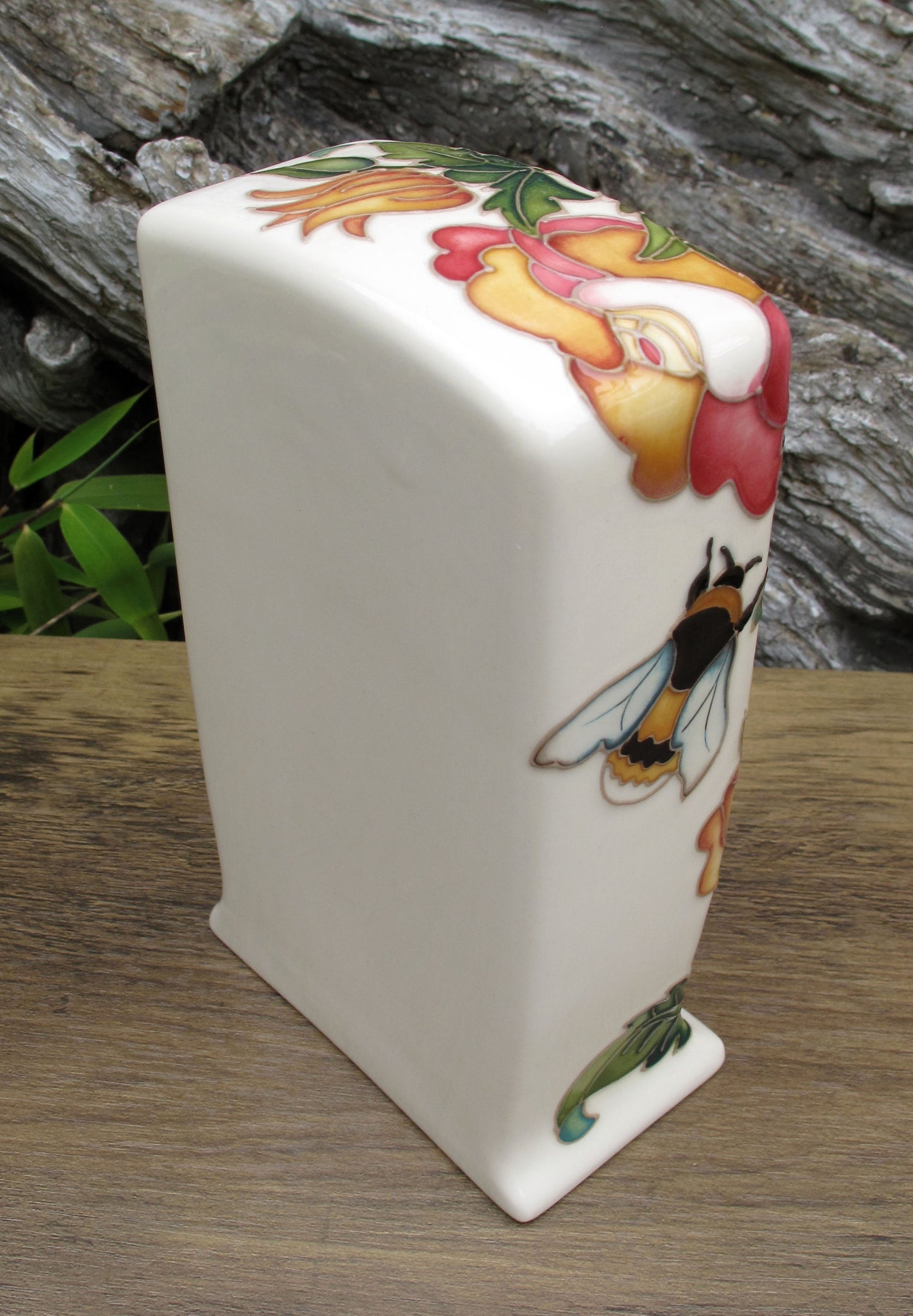 Moorcroft Rare BEE IN TIME Clock CL1 Numbered Edition 12.  Retail Price £445