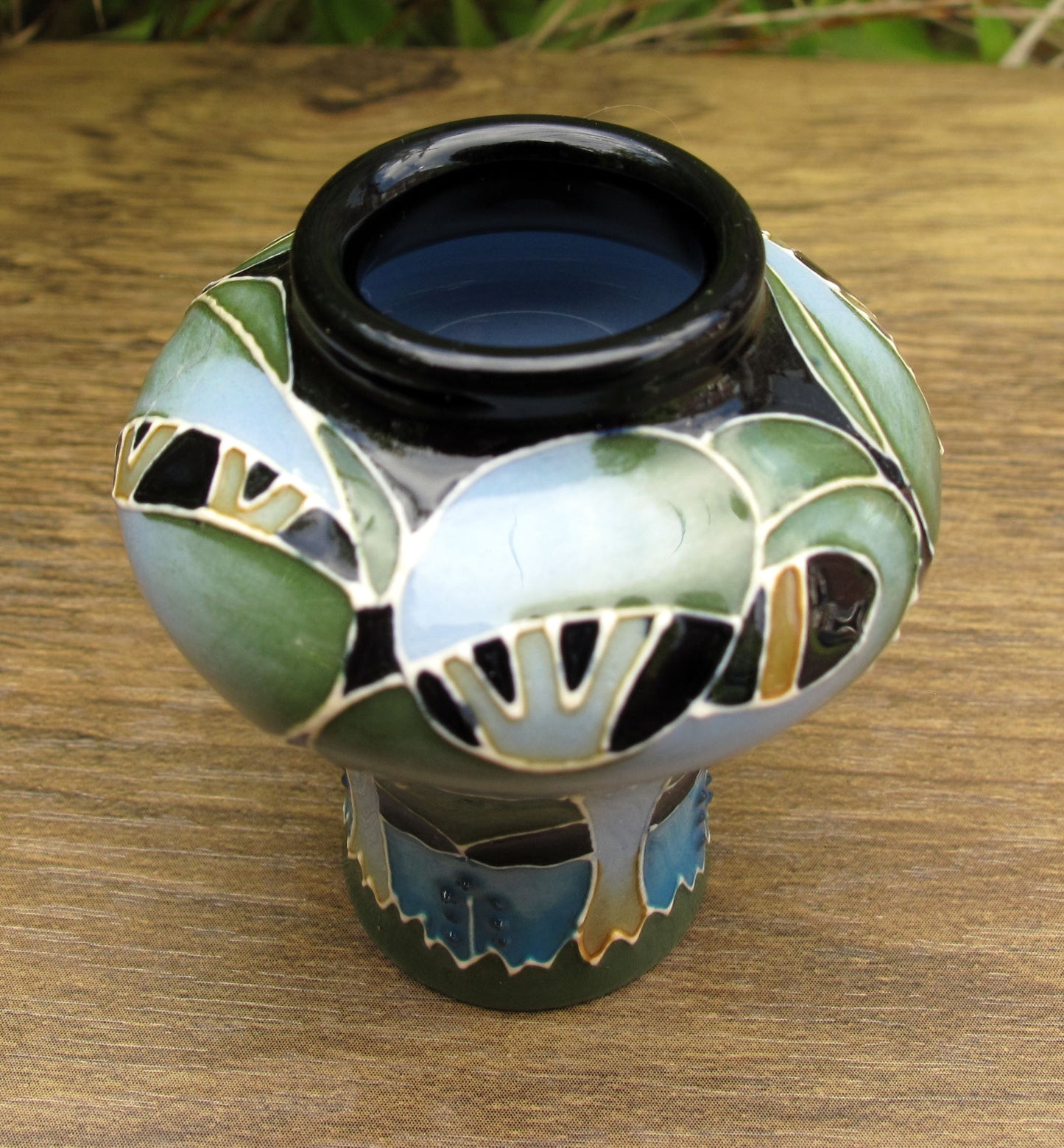 Moorcroft Exquisite SAPPHIRE BLUES Miniature Vase 98/2 Retail Price £295